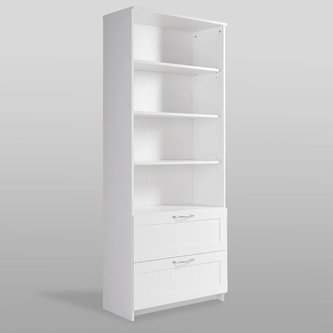 2.02.07.110.1 СИРИУС стеллаж 2 ящика 78х190 белый RU 2.02.07.110.1 СИРИУС стеллаж 2 ящика 78х190 белый RU