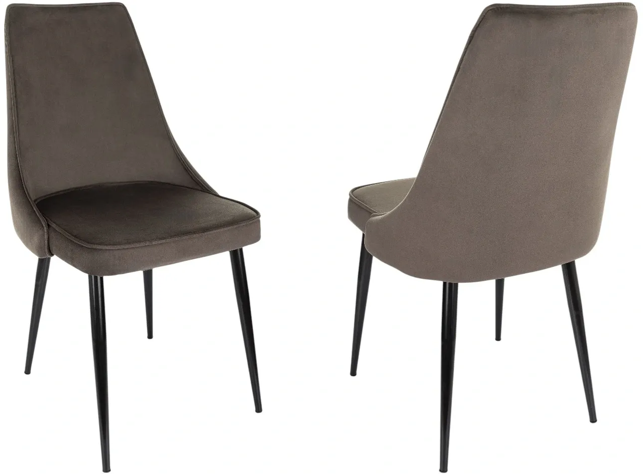 Стул для дома Бюрократ CH-K4_2 комплект 2шт коричневый Holland 74 металл черный на ножках (CH-K4_1/HL74_2) Стул для дома Бюрократ CH-K4_2 комплект 2шт коричневый Holland 74 металл черный на ножках (CH-K4_1/HL74_2)