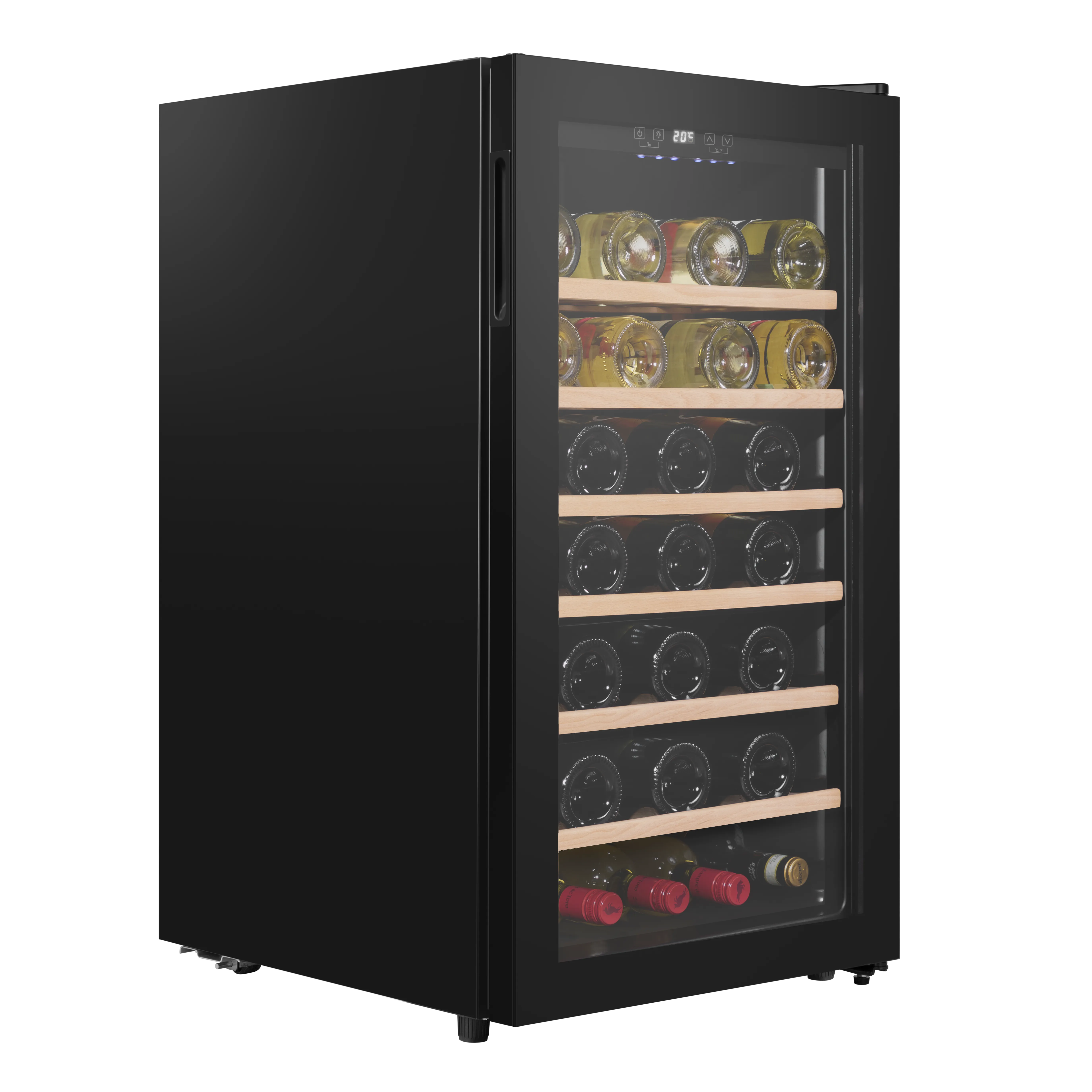 Винный шкаф MAUNFELD MFWC-118S40 Черный