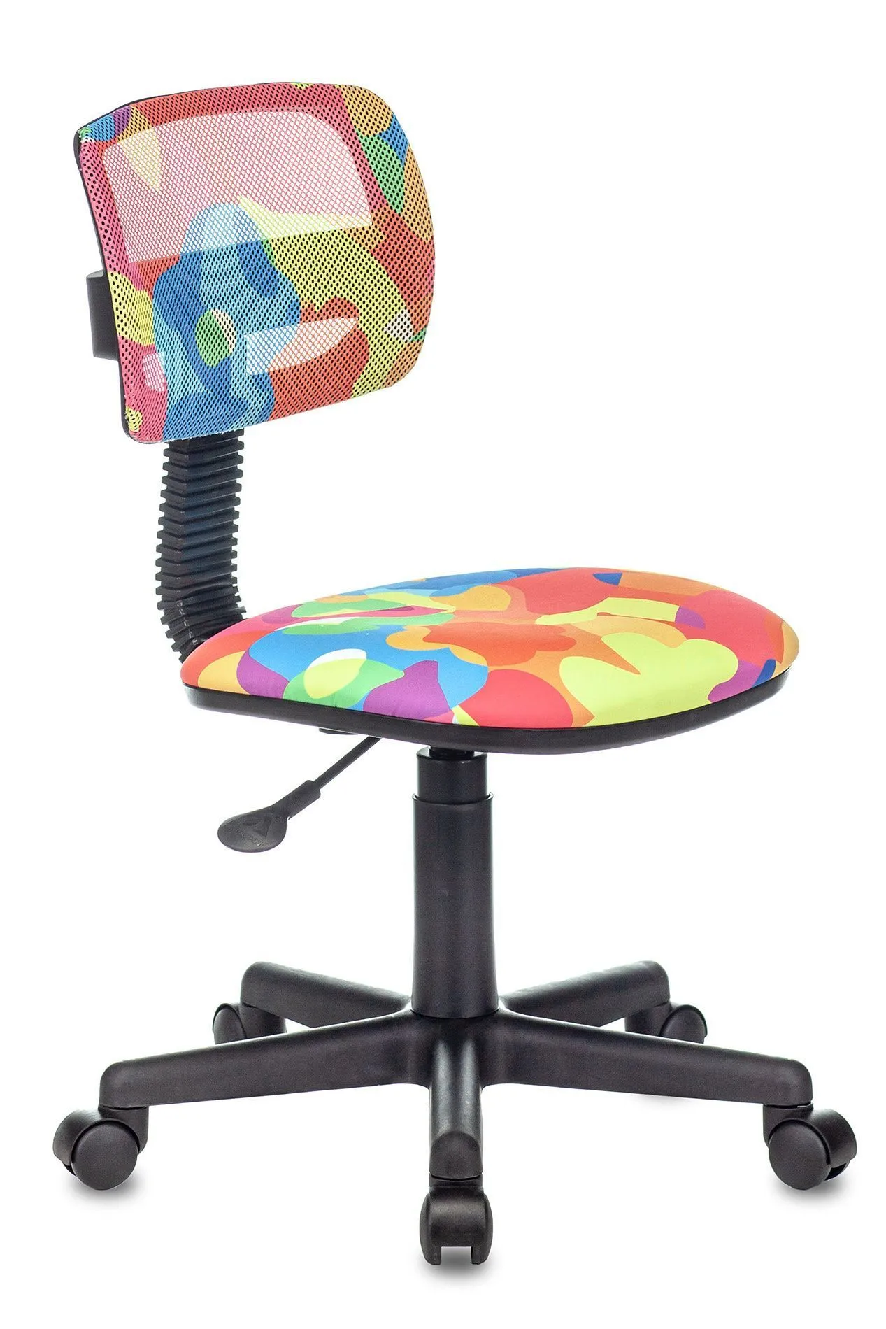 Кресло детское Бюрократ CH-299 мультиколор абстракция сетка/ткань крестов. пластик Кресло детское Бюрократ CH-299 мультиколор абстракция сетка/ткань крестов. пластик