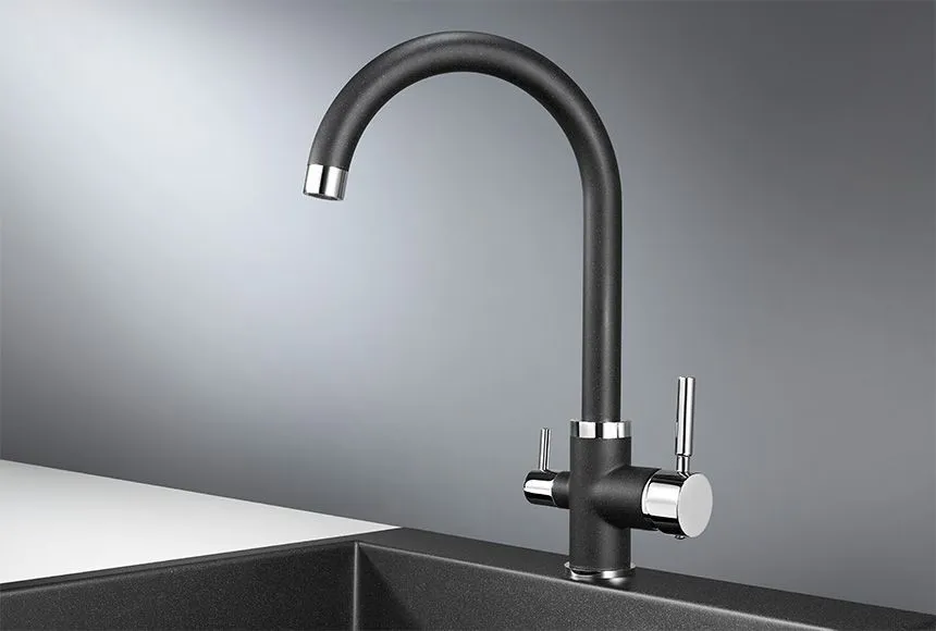 2168, ЧЁРНЫЙ, СМЕСИТЕЛЬ КУХОННЫЙ 2168, ЧЁРНЫЙ, СМЕСИТЕЛЬ КУХОННЫЙ