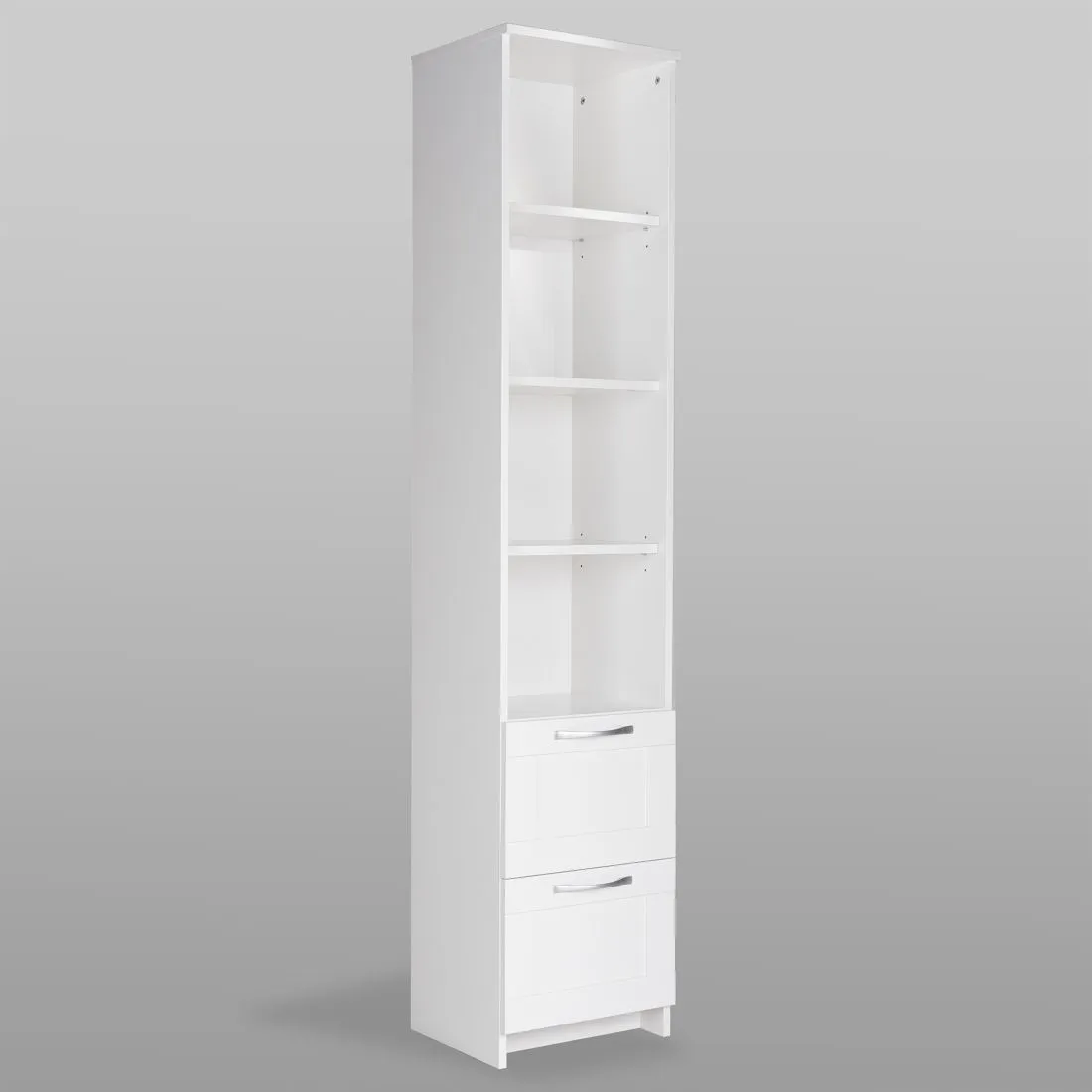 2.02.07.140.1 СИРИУС стеллаж 2 ящика 39х190 белый RU 2.02.07.140.1 СИРИУС стеллаж 2 ящика 39х190 белый RU