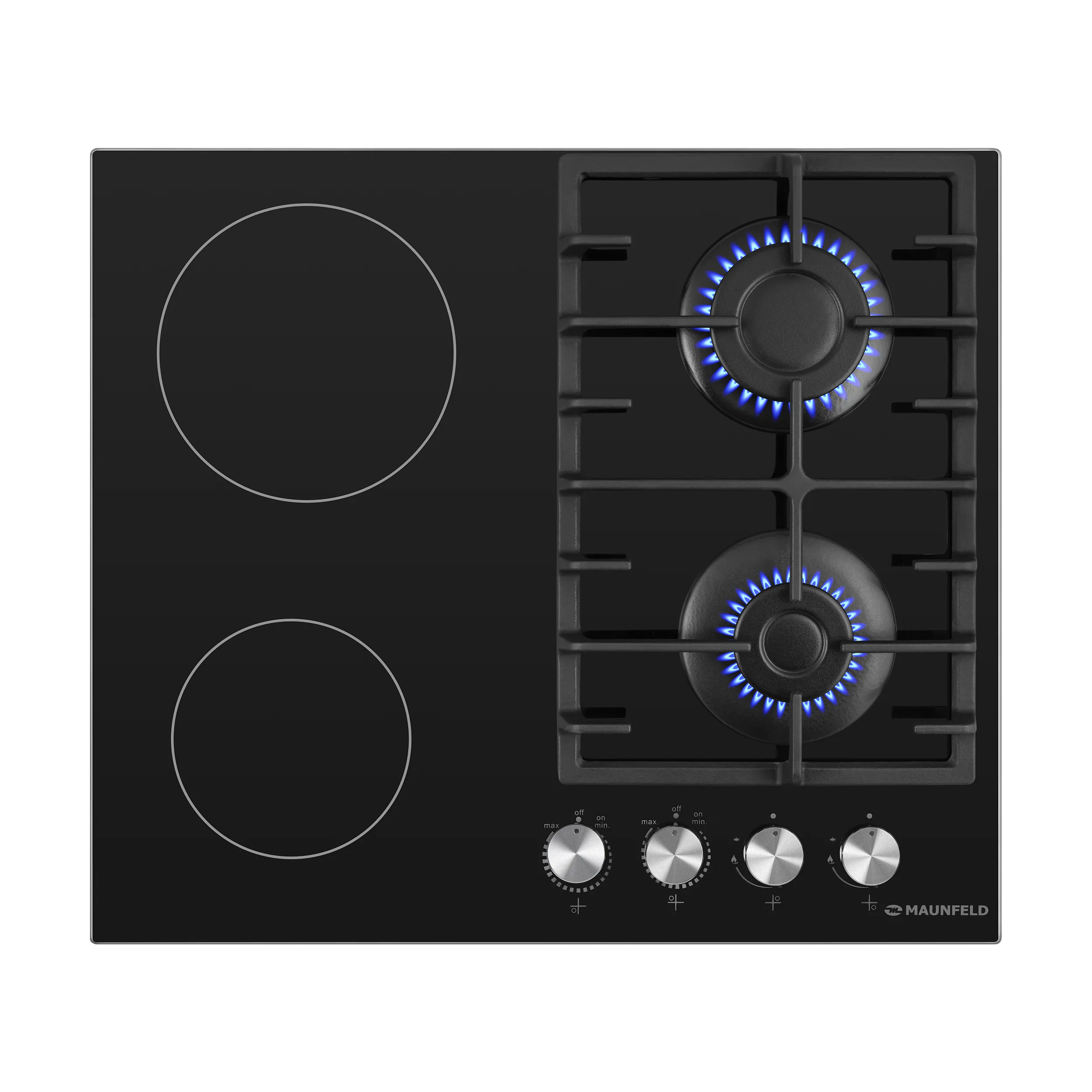 Комбинированная варочная панель MAUNFELD EEHG.642VC.3CB/KG Черный Комбинированная варочная панель MAUNFELD EEHG.642VC.3CB/KG Черный