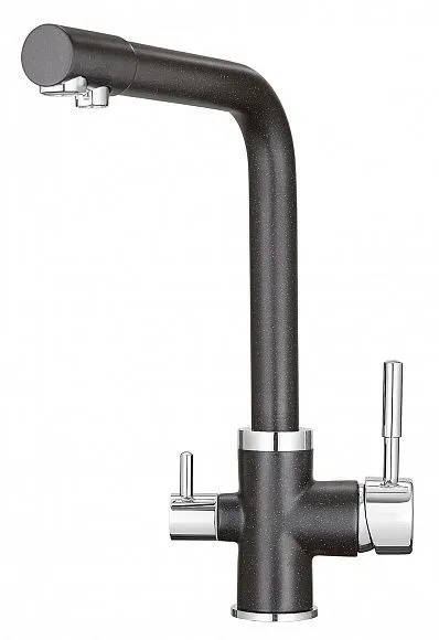 Комплект кухонный смеситель Granula 2015 Чёрный + Фильтр Granula Комплект кухонный смеситель Granula 2015 Чёрный + Фильтр Granula