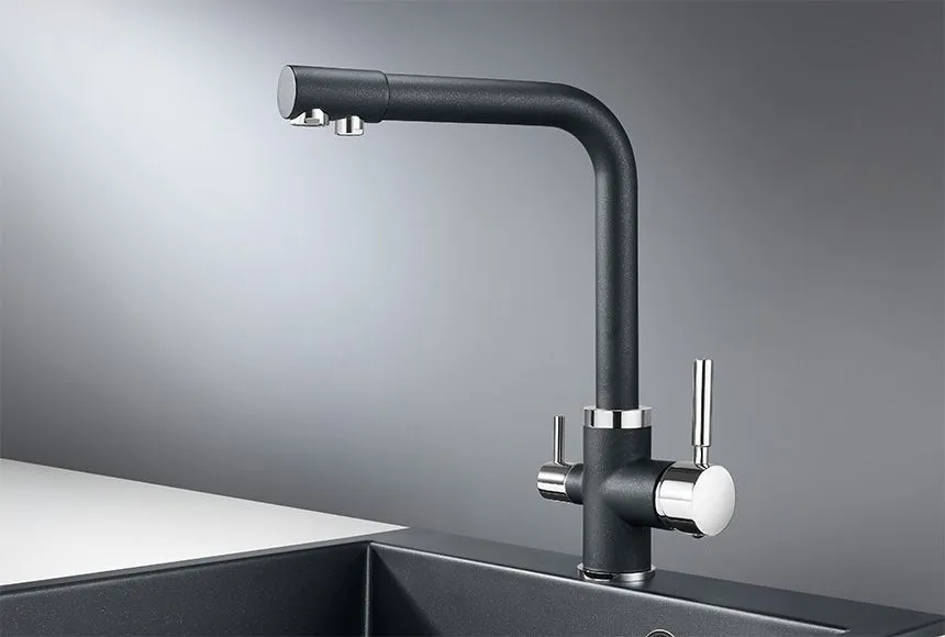 2015, ШВАРЦ (чёрный металлик), СМЕСИТЕЛЬ КУХОННЫЙ 2015, ШВАРЦ (чёрный металлик), СМЕСИТЕЛЬ КУХОННЫЙ