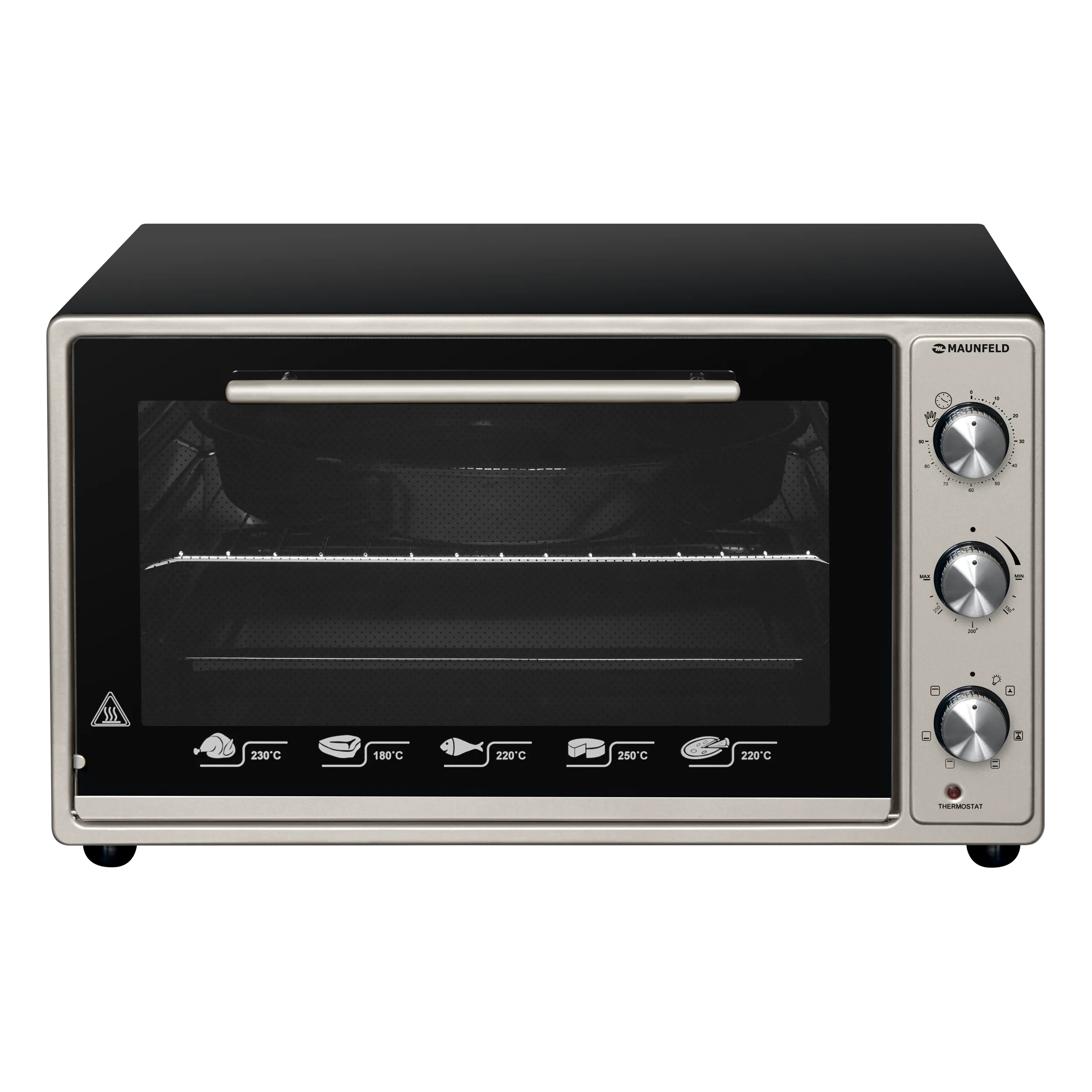 Мини-печь MAUNFELD CEMOA.456.S1 Нержавеющая сталь Мини-печь MAUNFELD CEMOA.456.S1 Нержавеющая сталь