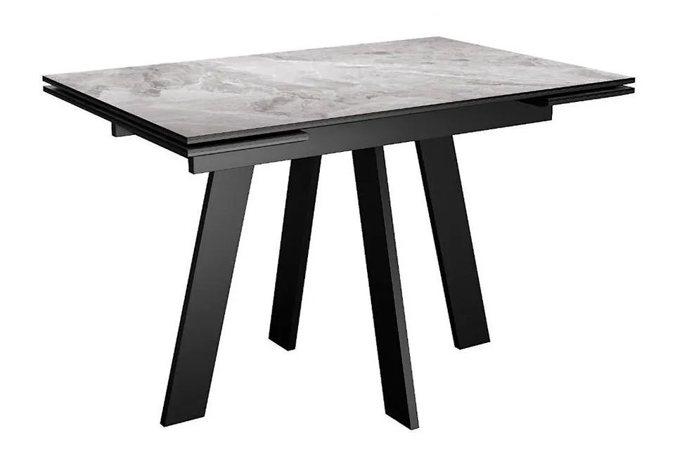 Стол DikLine DKM110 Керамика Italian Grey (глянец серый)/подстолье черное