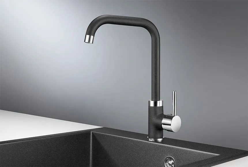 0041, ЧЁРНЫЙ, СМЕСИТЕЛЬ КУХОННЫЙ 0041, ЧЁРНЫЙ, СМЕСИТЕЛЬ КУХОННЫЙ