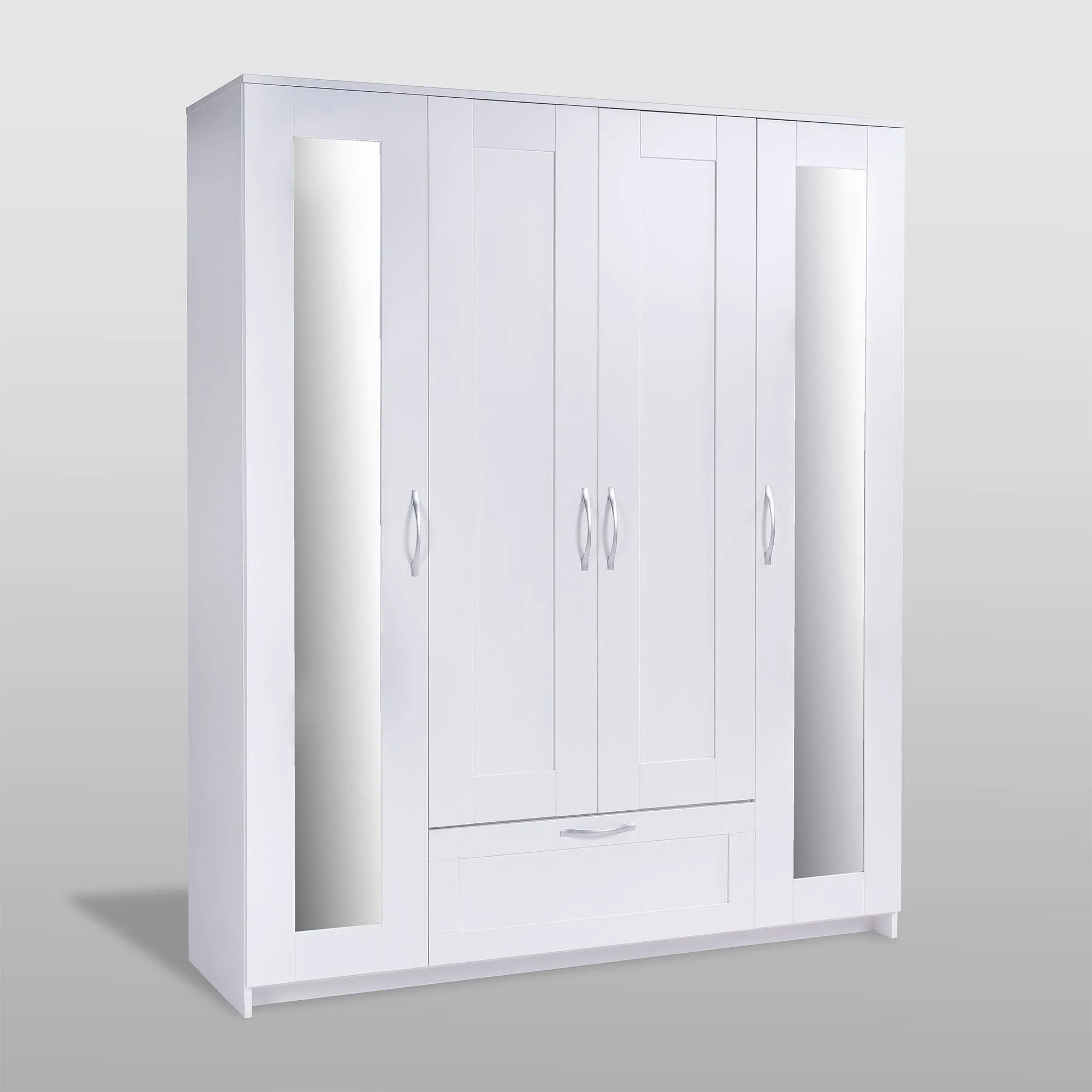 2.02.01.042.1 СИРИУС шкаф комбинированный "4 двери и 1 ящик белый RU (с 2 зеркалами)" 2.02.01.042.1 СИРИУС шкаф комбинированный "4 двери и 1 ящик белый RU (с 2 зеркалами)"