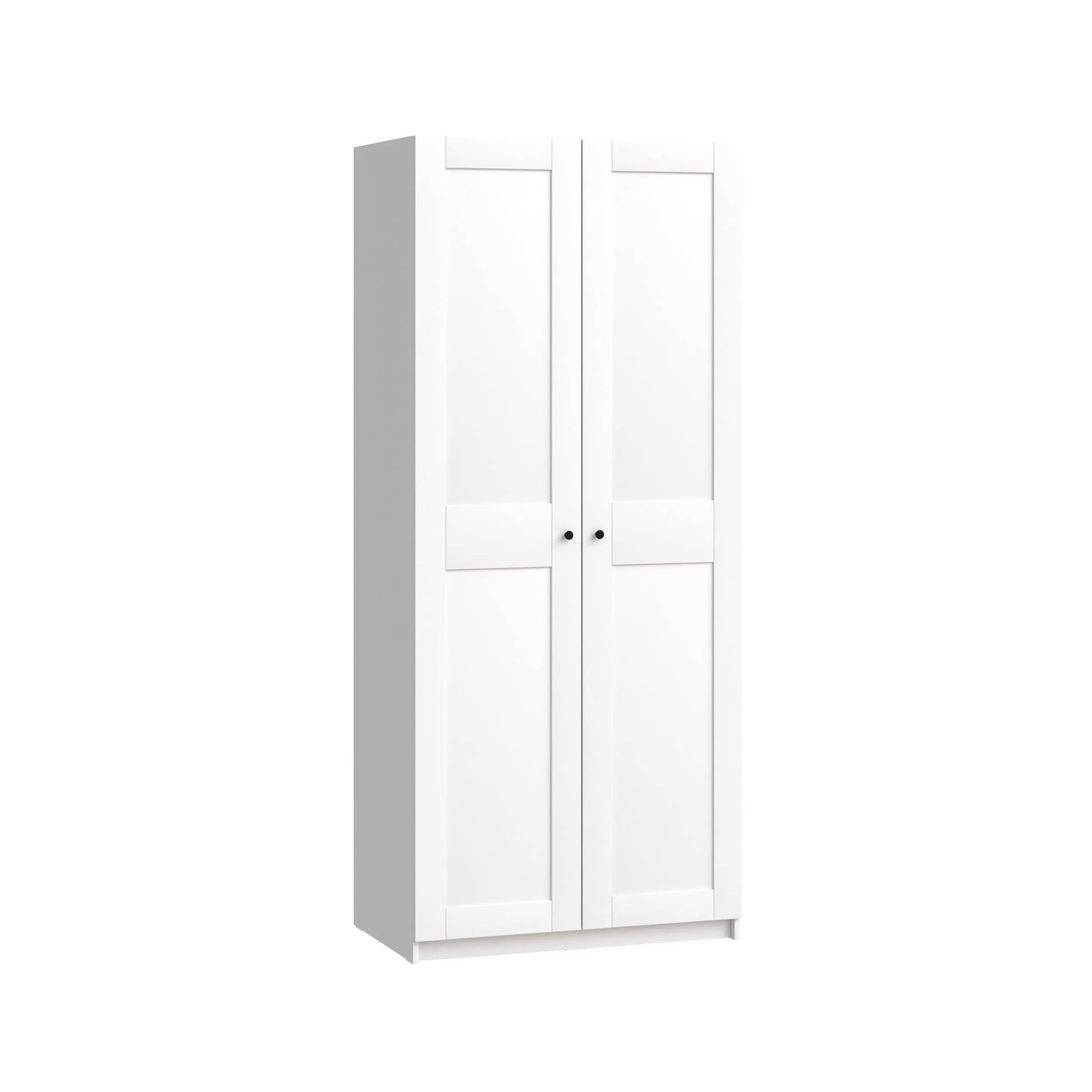 2.06.01.050.1 МАКС шкаф 2 двери 100х61х233 белый RU 2.06.01.050.1 МАКС шкаф 2 двери 100х61х233 белый RU