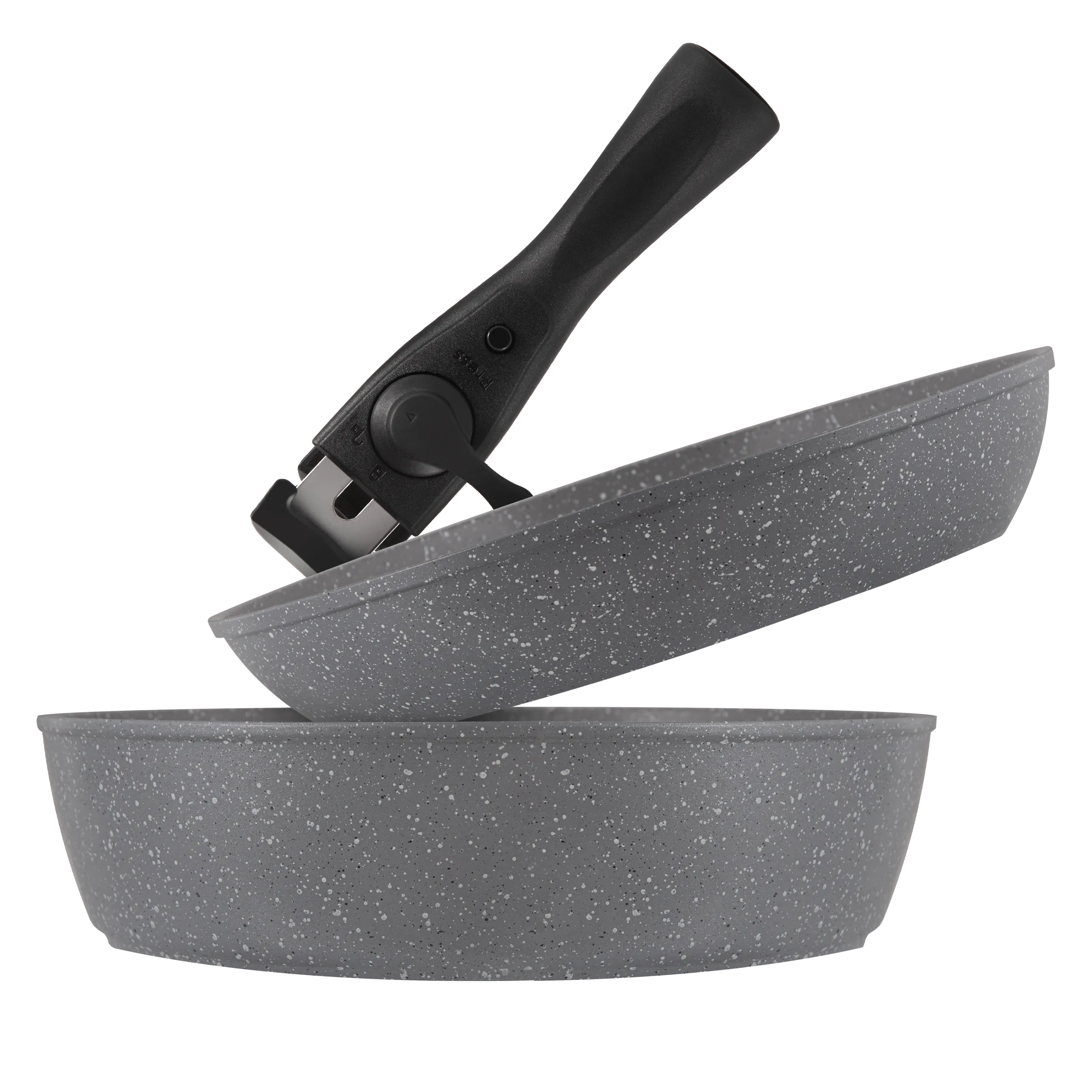 Набор из трех предметов MAUNFELD MAGNUS MF2426MGS02ST со съемной ручкой Серый