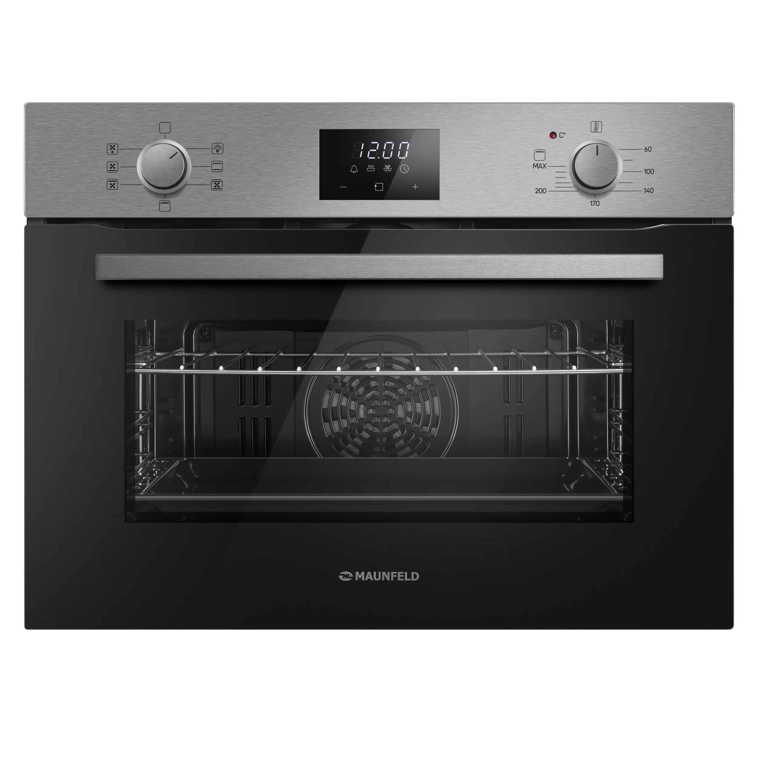 Шкаф духовой электрический MAUNFELD AMCO537 Нержавеющая сталь