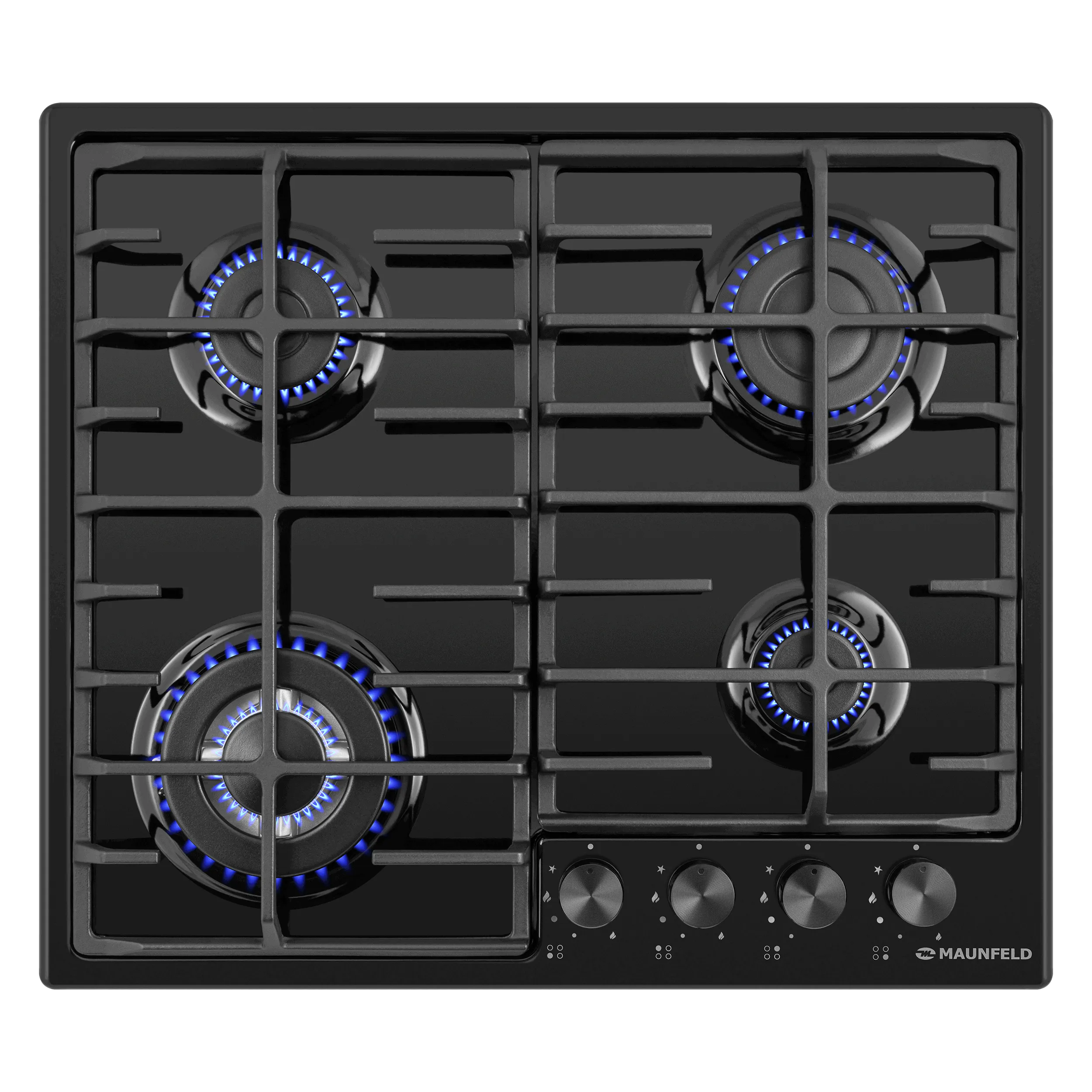 Газовая варочная панель MAUNFELD EGHE.64.63CB2/G Черный