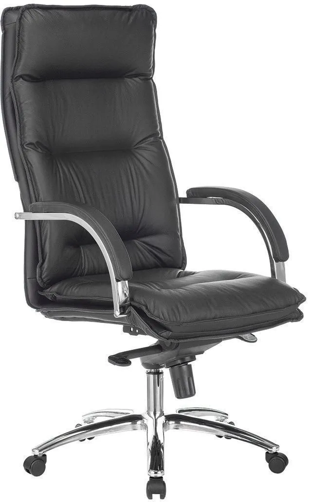 Кресло руководителя Бюрократ T-9927SL черный кожа крестов. металл хром Кресло руководителя Бюрократ T-9927SL черный кожа крестов. металл хром