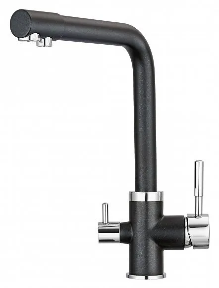 Комплект кухонный смеситель Granula 2015 Шварц + Фильтр Granula Комплект кухонный смеситель Granula 2015 Шварц + Фильтр Granula