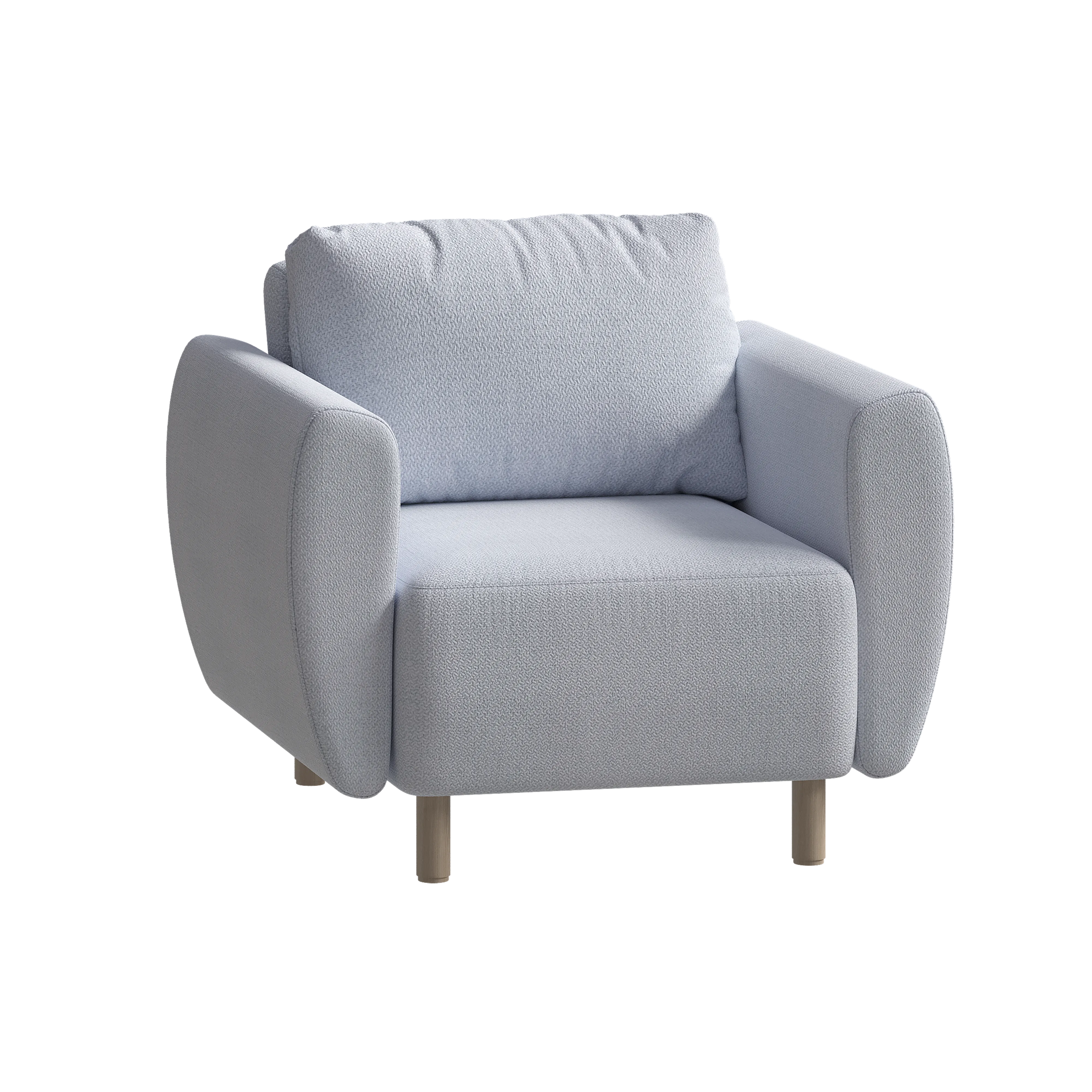 Кресло для отдыха Тулисия Twist 17 (pastel blue)