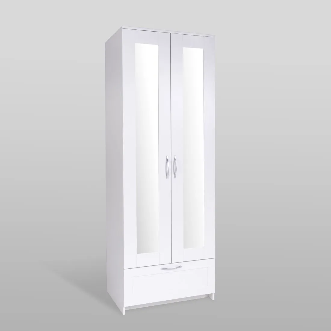 2.02.01.500.1 СИРИУС шкаф 2 двери и 1 ящик 78х59х220 белый RU (с 2 зеркалами) 2.02.01.500.1 СИРИУС шкаф 2 двери и 1 ящик 78х59х220 белый RU (с 2 зеркалами)