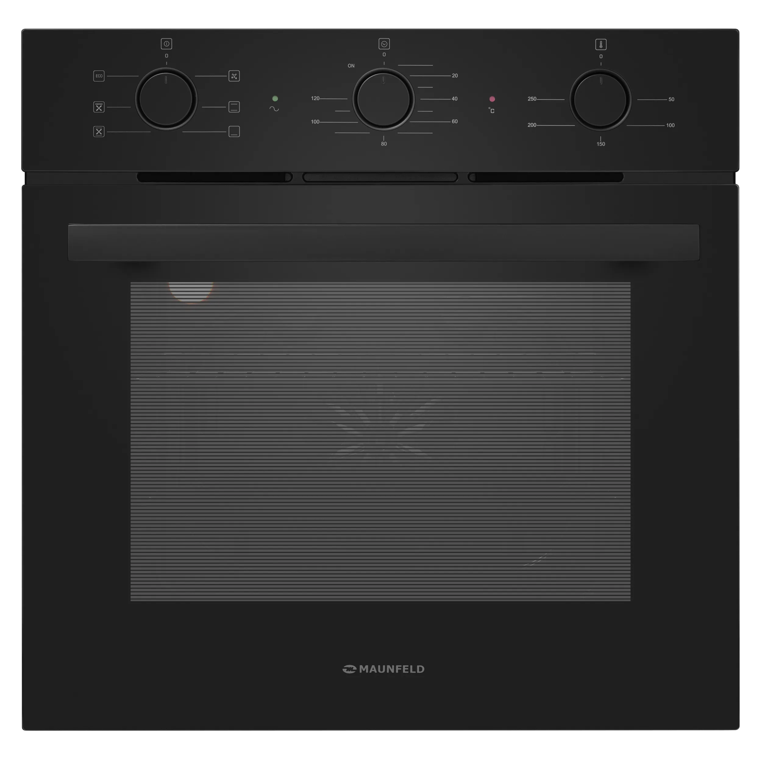 Шкаф духовой электрический MAUNFELD AEOF6060 Черный/черная фурнитура