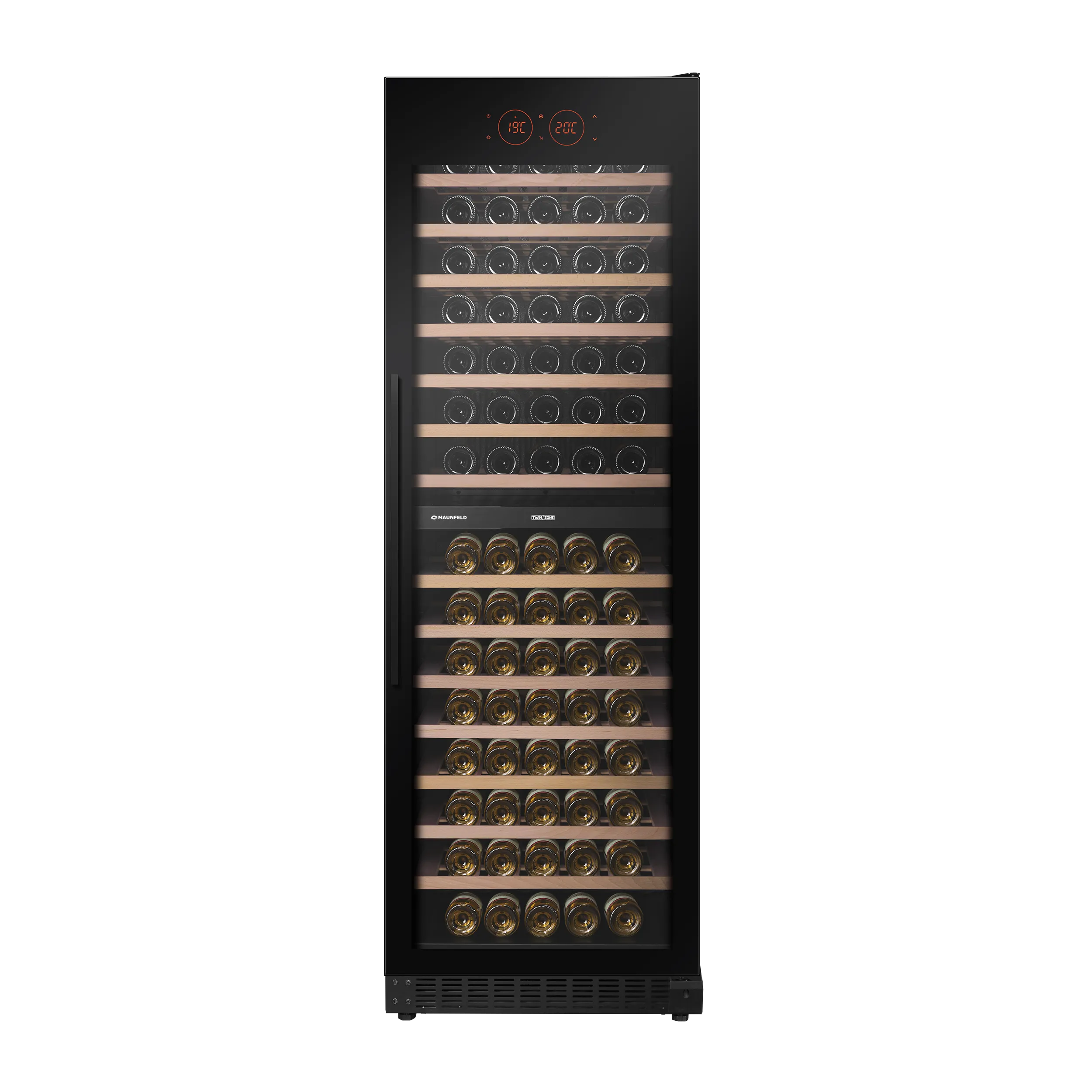 Винный шкаф встраиваемый MAUNFELD MBWC-415D171 Черный