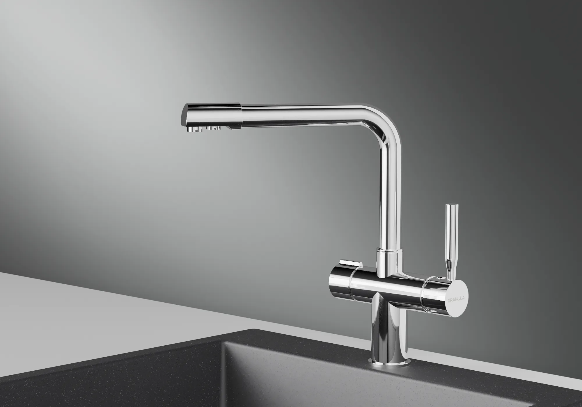 2088, ХРОМ, СМЕСИТЕЛЬ КУХОННЫЙ