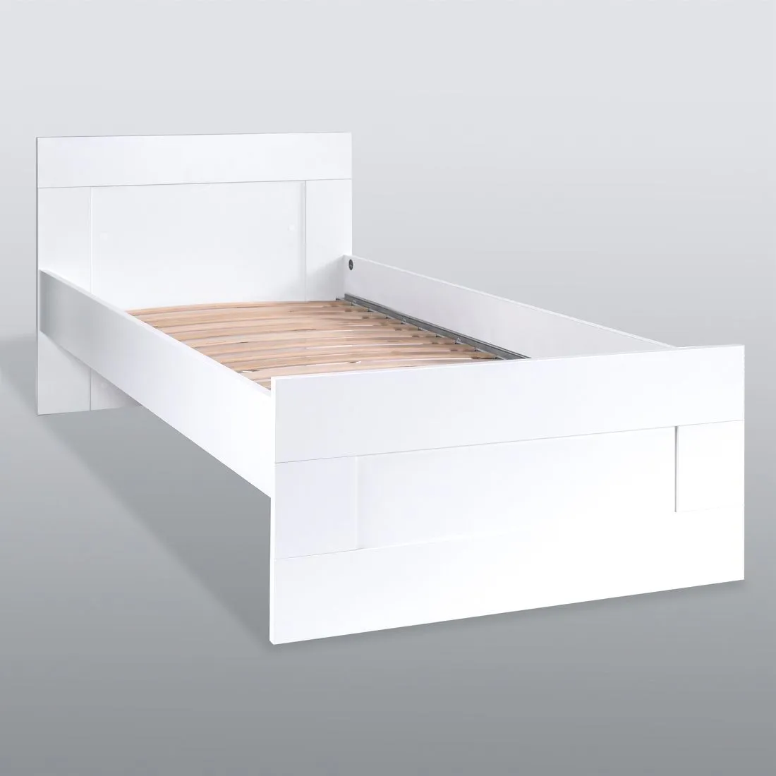 2.02.04.170.1 СИРИУС кровать одинарная 90х200 белая RU 2.02.04.170.1 СИРИУС кровать одинарная 90х200 белая RU