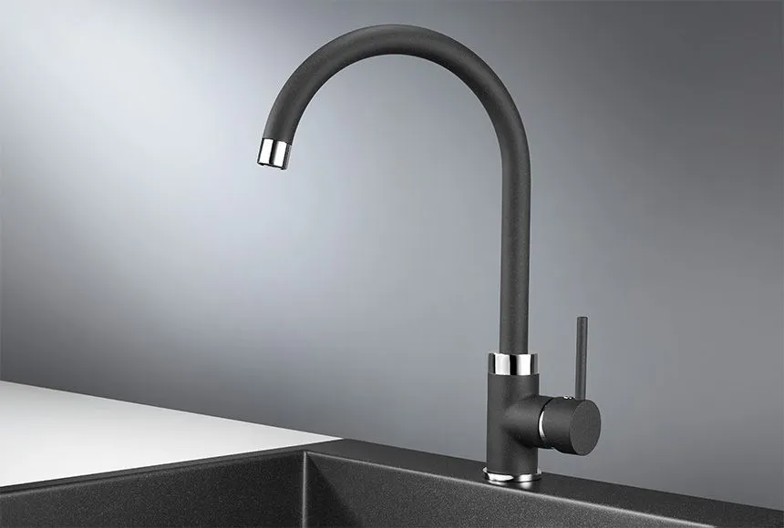 2125, ЧЁРНЫЙ, СМЕСИТЕЛЬ КУХОННЫЙ 2125, ЧЁРНЫЙ, СМЕСИТЕЛЬ КУХОННЫЙ