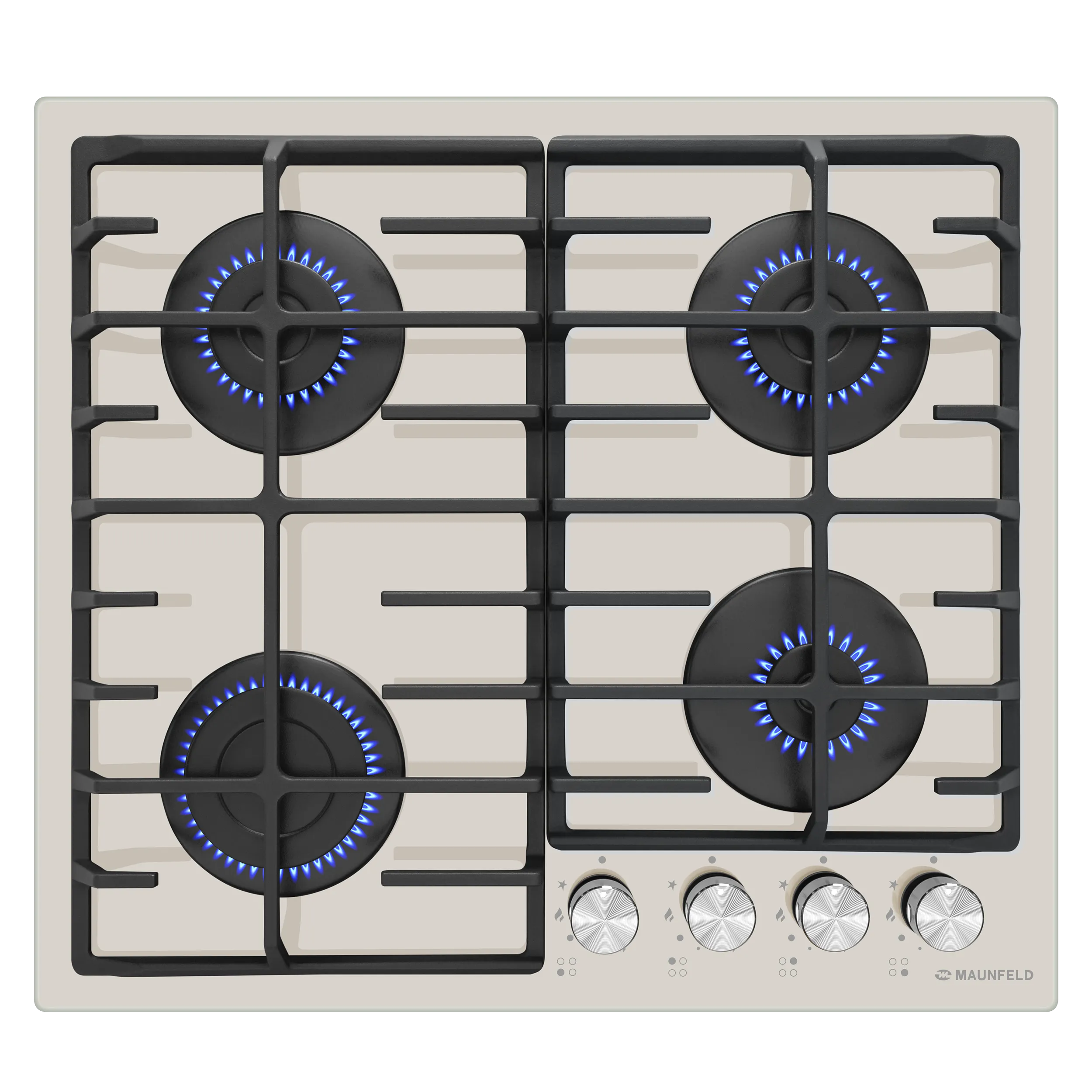 Газовая варочная панель MAUNFELD EGHG.64.6C Бежевый