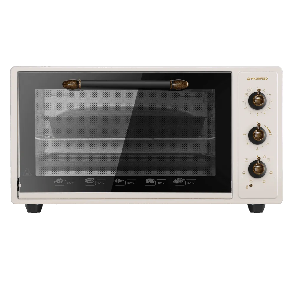 Мини-печь MAUNFELD CEMOA.456.RIB Бежевый Мини-печь MAUNFELD CEMOA.456.RIB Бежевый