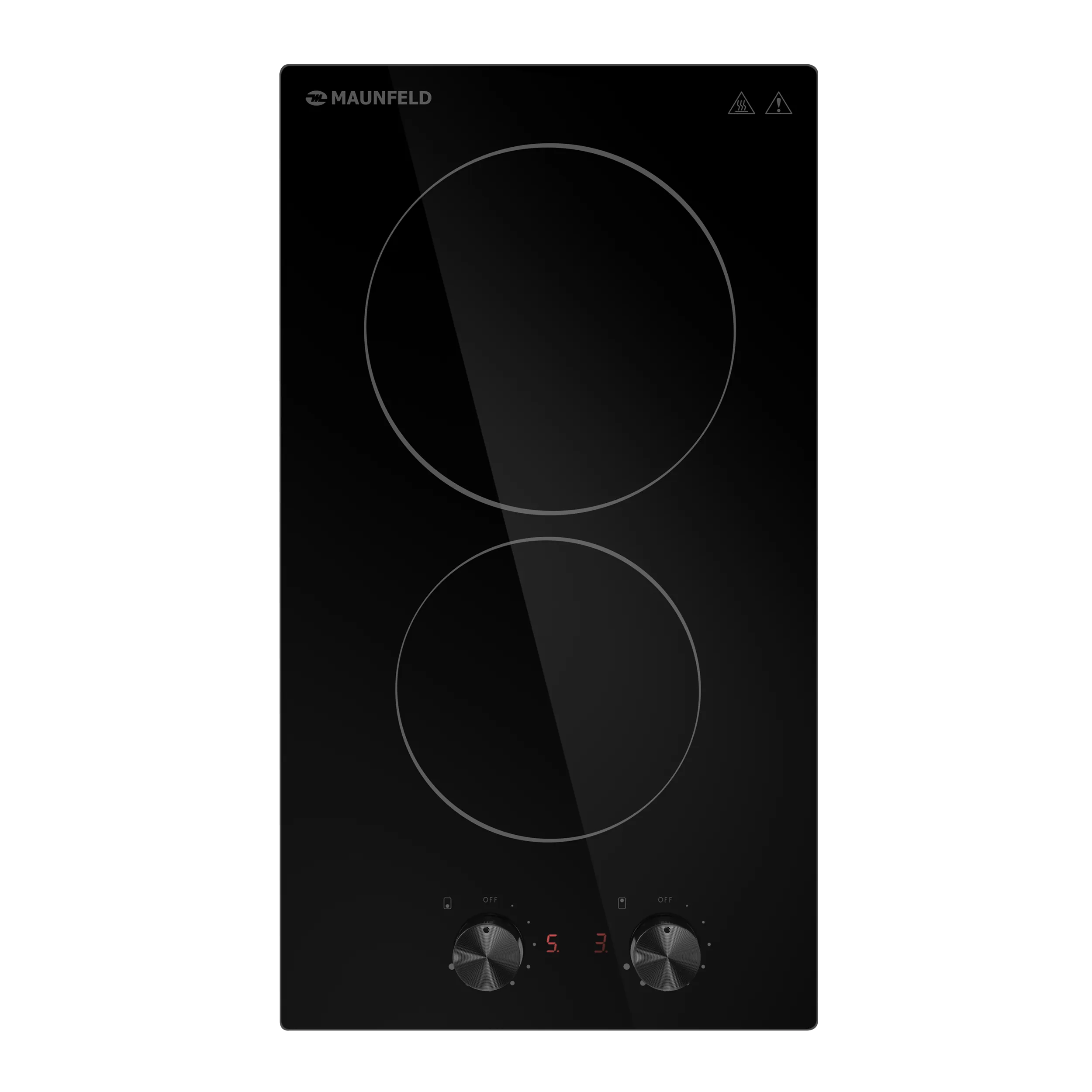 Электрическая варочная панель MAUNFELD CVCE292M Черный/черная фурнитура