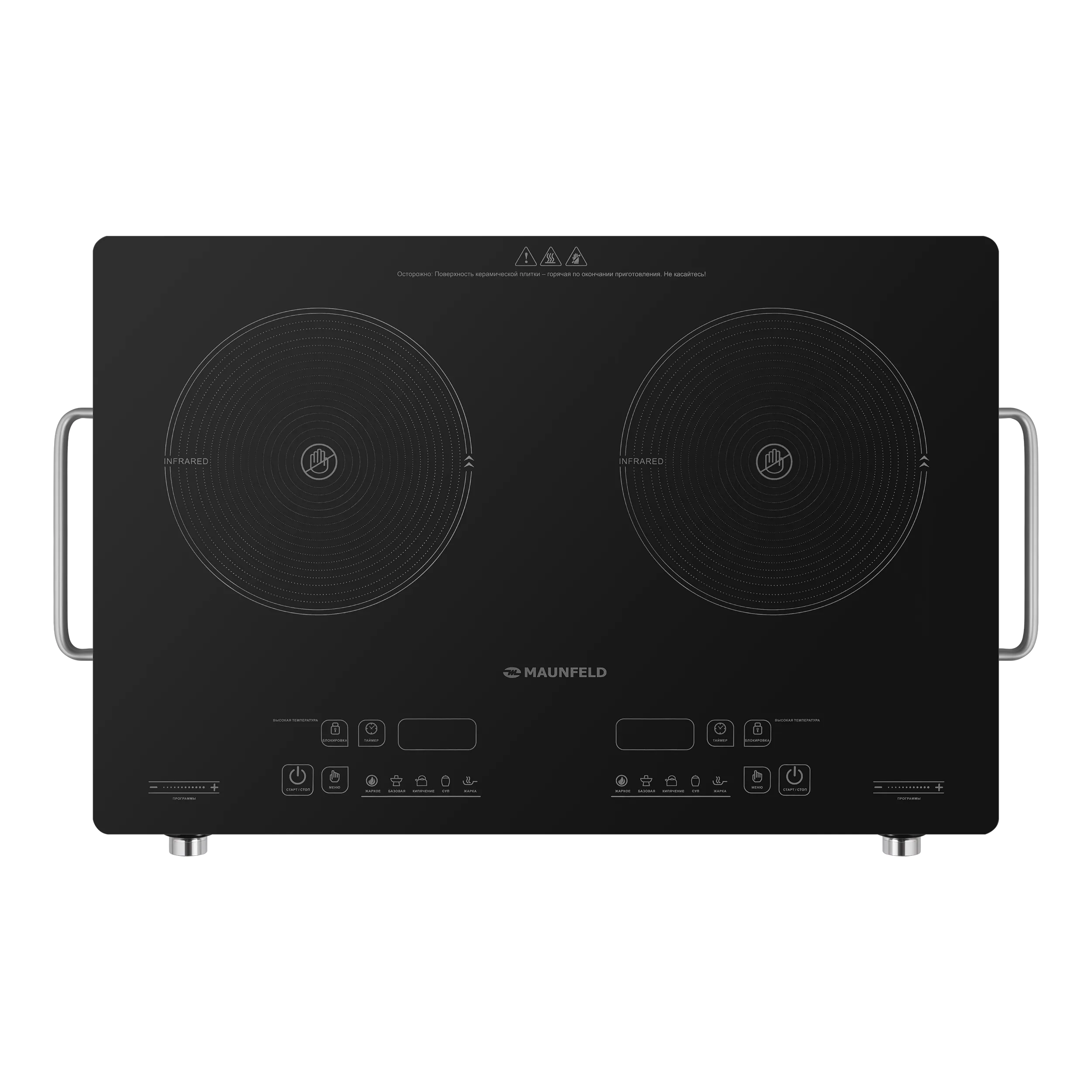 Электрическая стеклокерамическая плитка MAUNFELD EVCE.F592-BK Черный Электрическая стеклокерамическая плитка MAUNFELD EVCE.F592-BK Черный