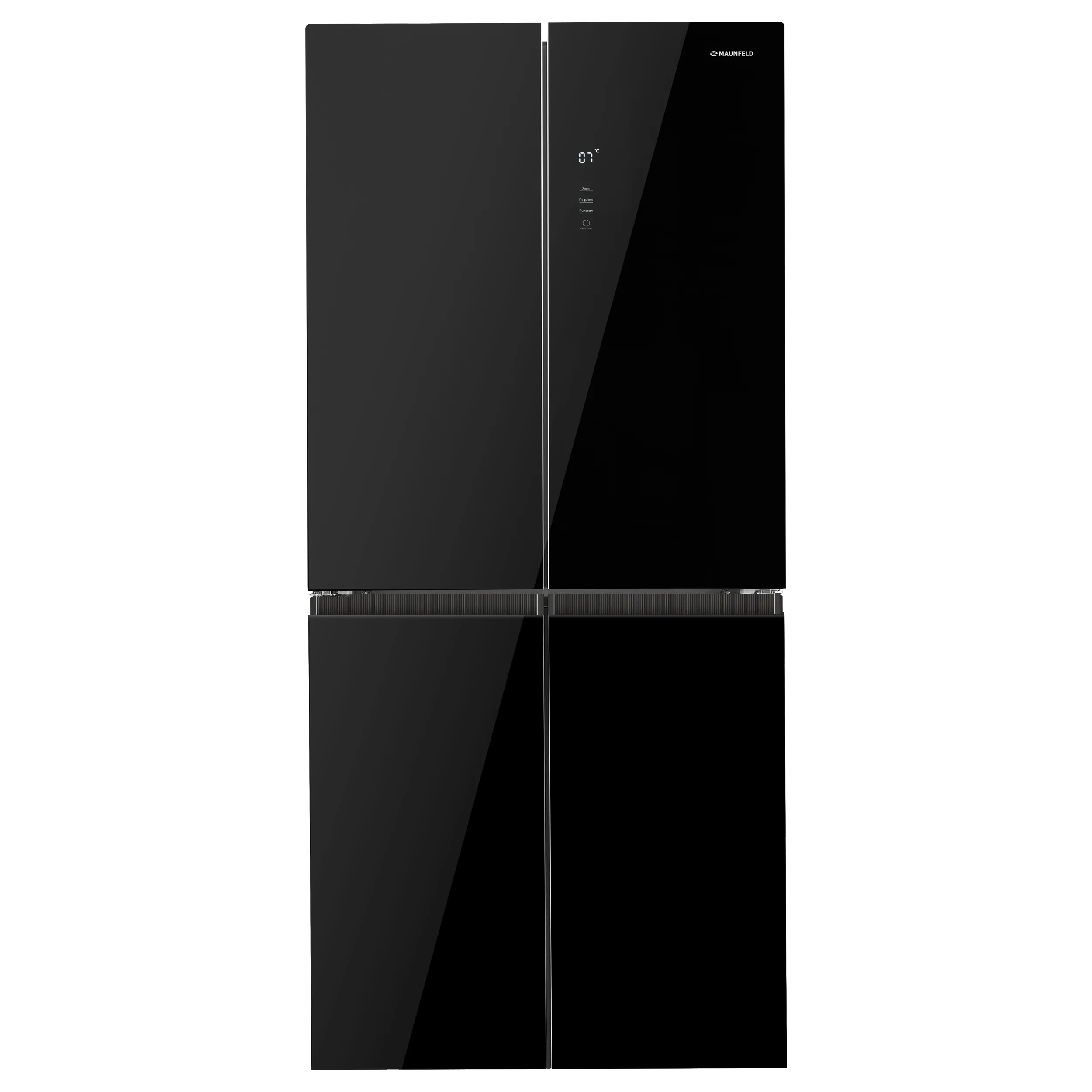 Холодильник с инвертором MAUNFELD MFF190NFB01 Черный