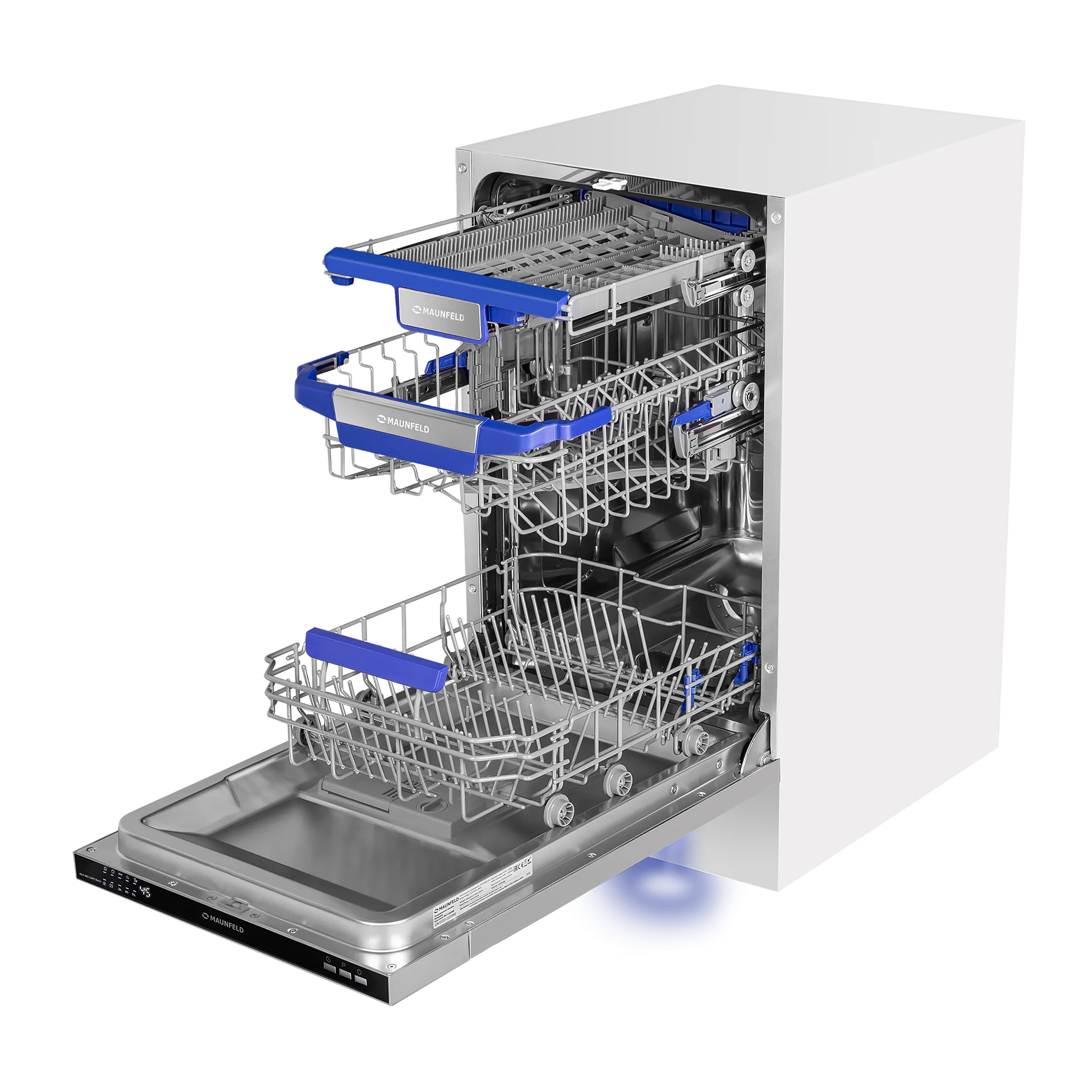 Посудомоечная машина MAUNFELD MLP-083I Light Beam Нержавеющая сталь