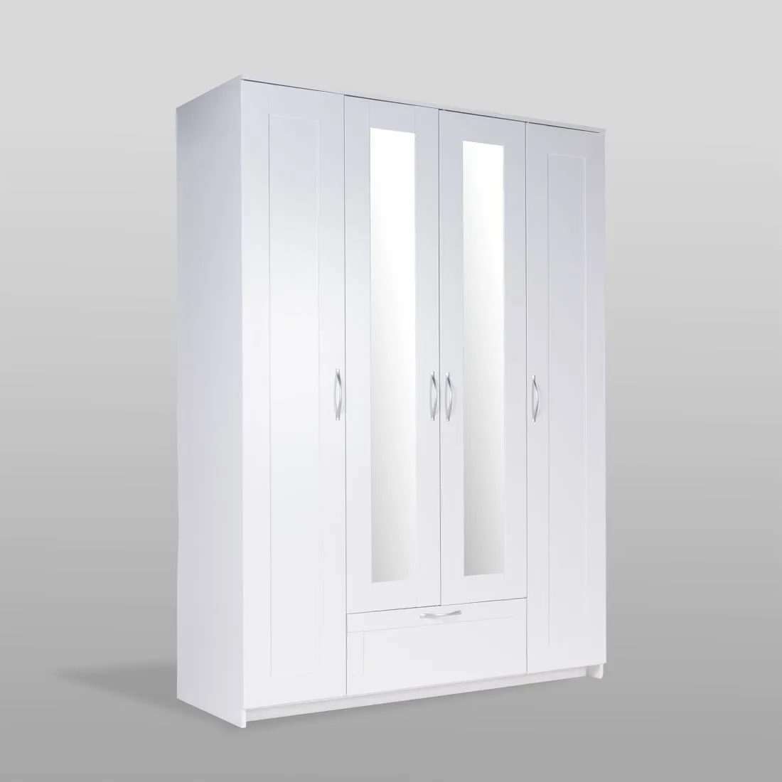 2.02.01.520.1 СИРИУС шкаф 4 двери и 1 ящик 156х59х220 белый RU (с 2 зеркалами) 2.02.01.520.1 СИРИУС шкаф 4 двери и 1 ящик 156х59х220 белый RU (с 2 зеркалами)