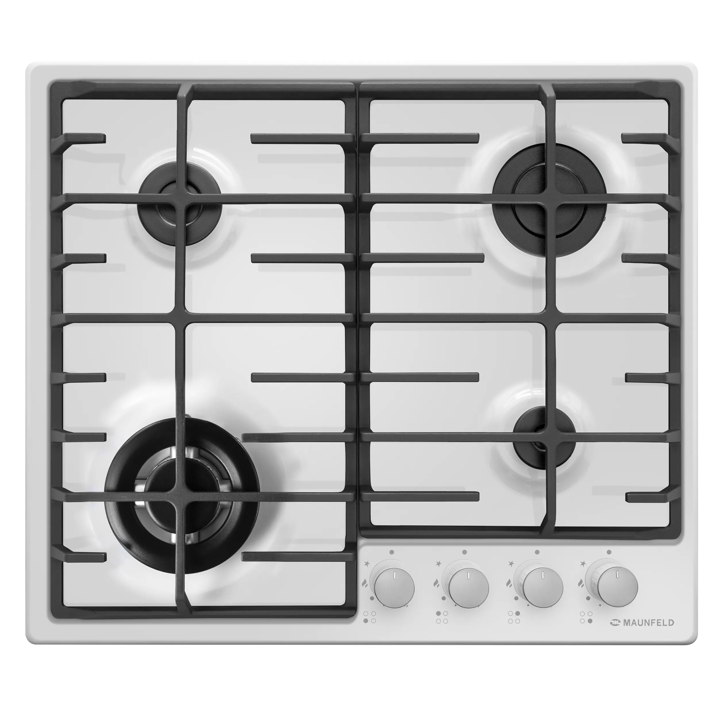 Газовая панель MAUNFELD EGHE.64.63CW/G Белый Газовая панель MAUNFELD EGHE.64.63CW/G Белый