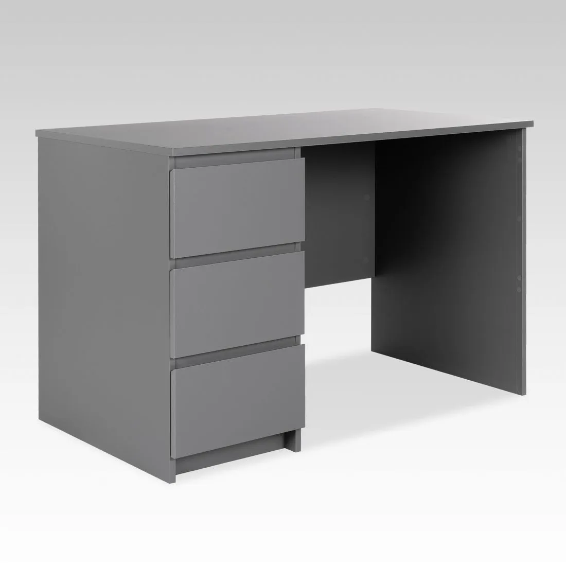 2.03.06.090.4 КАСТОР стол письменный 3 ящика 116х65 RU серый 2.03.06.090.4 КАСТОР стол письменный 3 ящика 116х65 RU серый