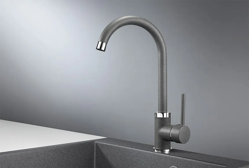 2125, ГРАФИТ (ЧЁРНО-СЕРЫЙ), СМЕСИТЕЛЬ КУХОННЫЙ 2125, ГРАФИТ (ЧЁРНО-СЕРЫЙ), СМЕСИТЕЛЬ КУХОННЫЙ