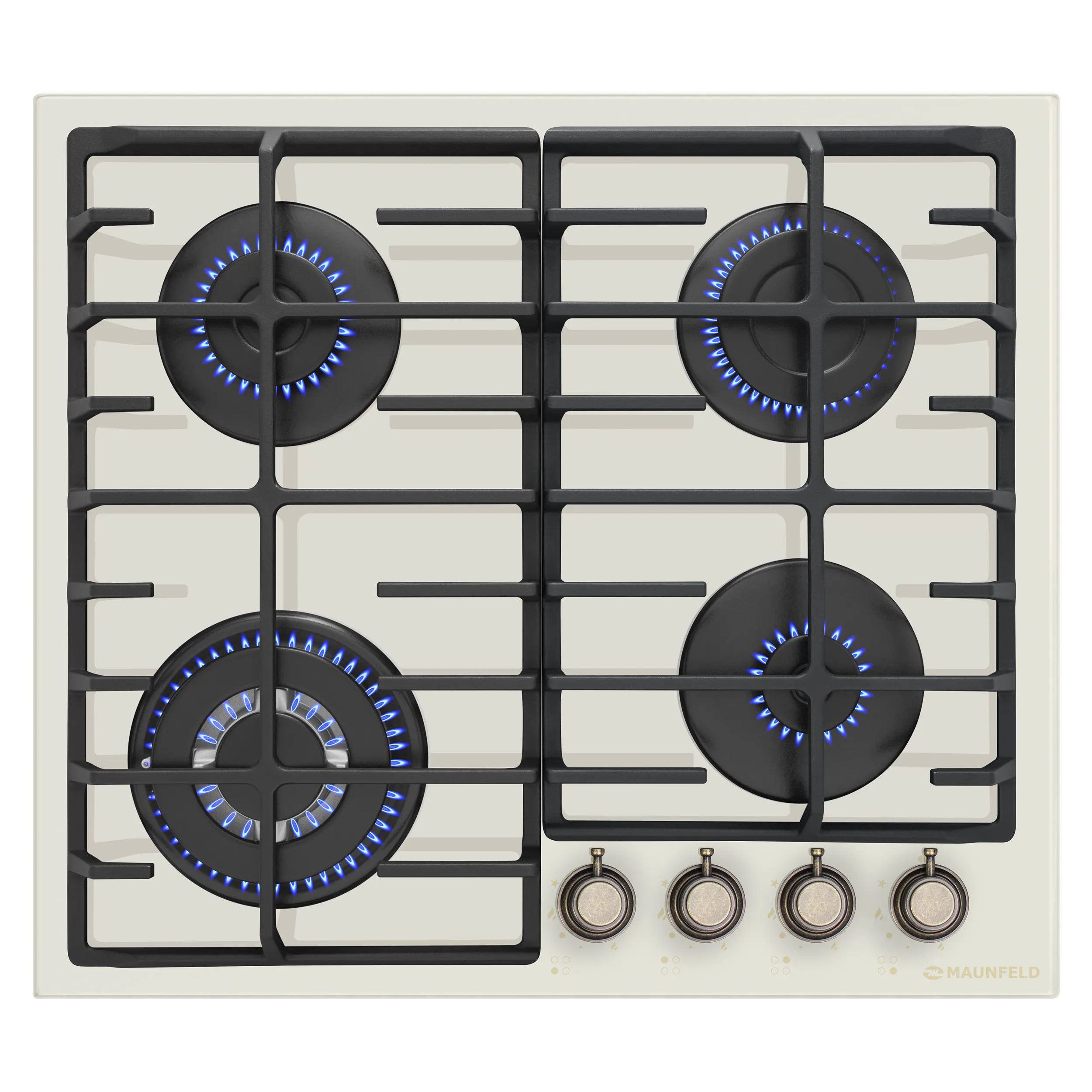 Газовая варочная панель MAUNFELD EGHG.64.63CR/G Бежевый