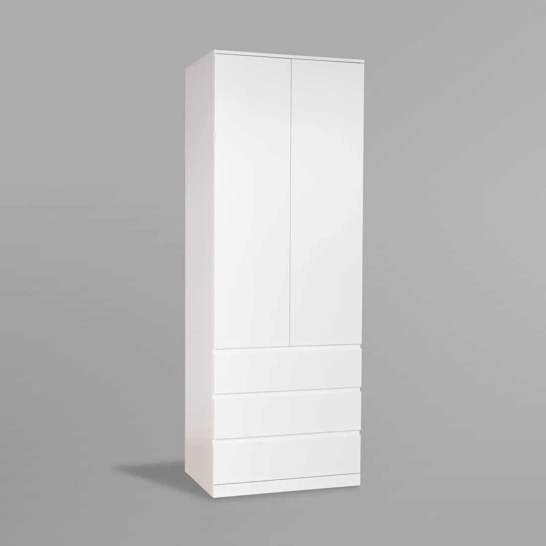 S01187 Варма Стор 80 шкаф распашной 222х80х57, белый