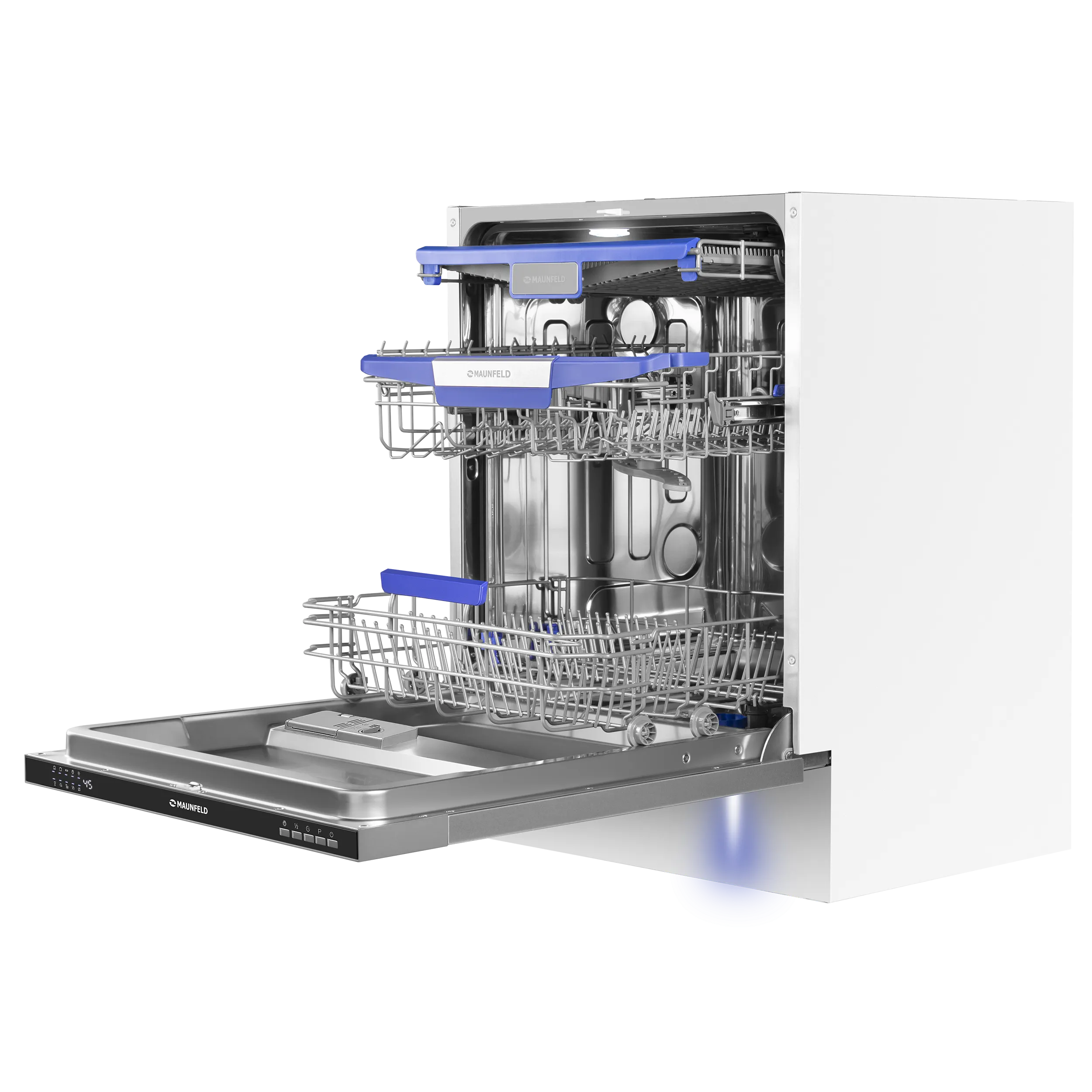 Посудомоечная машина с функцией Aqua Stop MAUNFELD MLP60230 Light Beam Белый