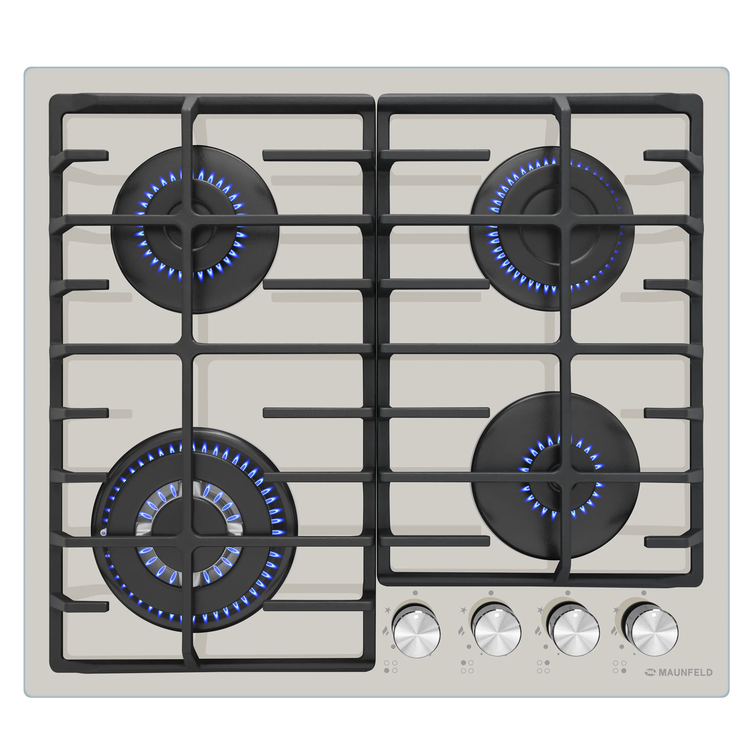 Газовая варочная панель MAUNFELD EGHG.64.63C Бежевый