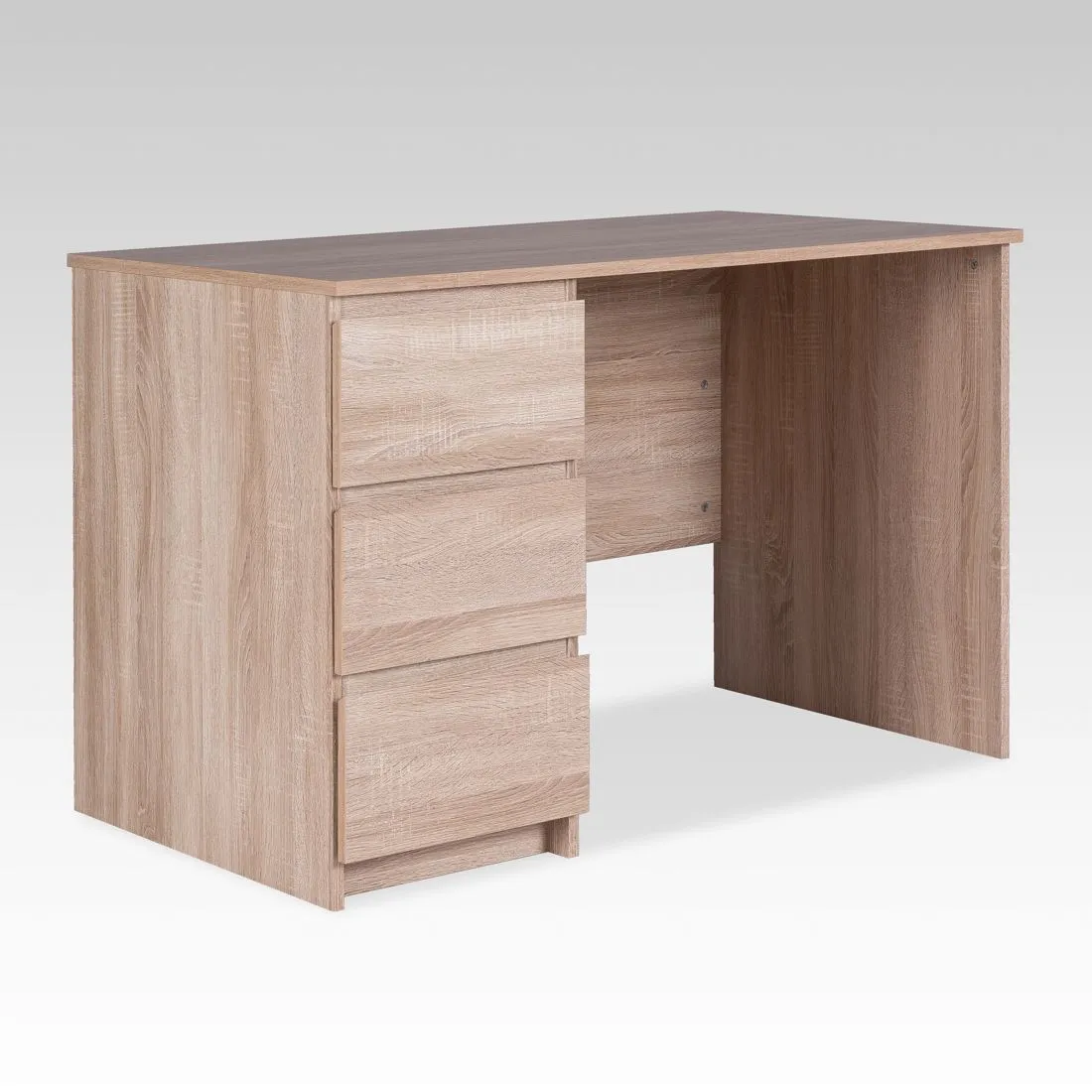 2.03.06.090.3 КАСТОР стол письменный 3 ящика 116х65 RU сонома 2.03.06.090.3 КАСТОР стол письменный 3 ящика 116х65 RU сонома