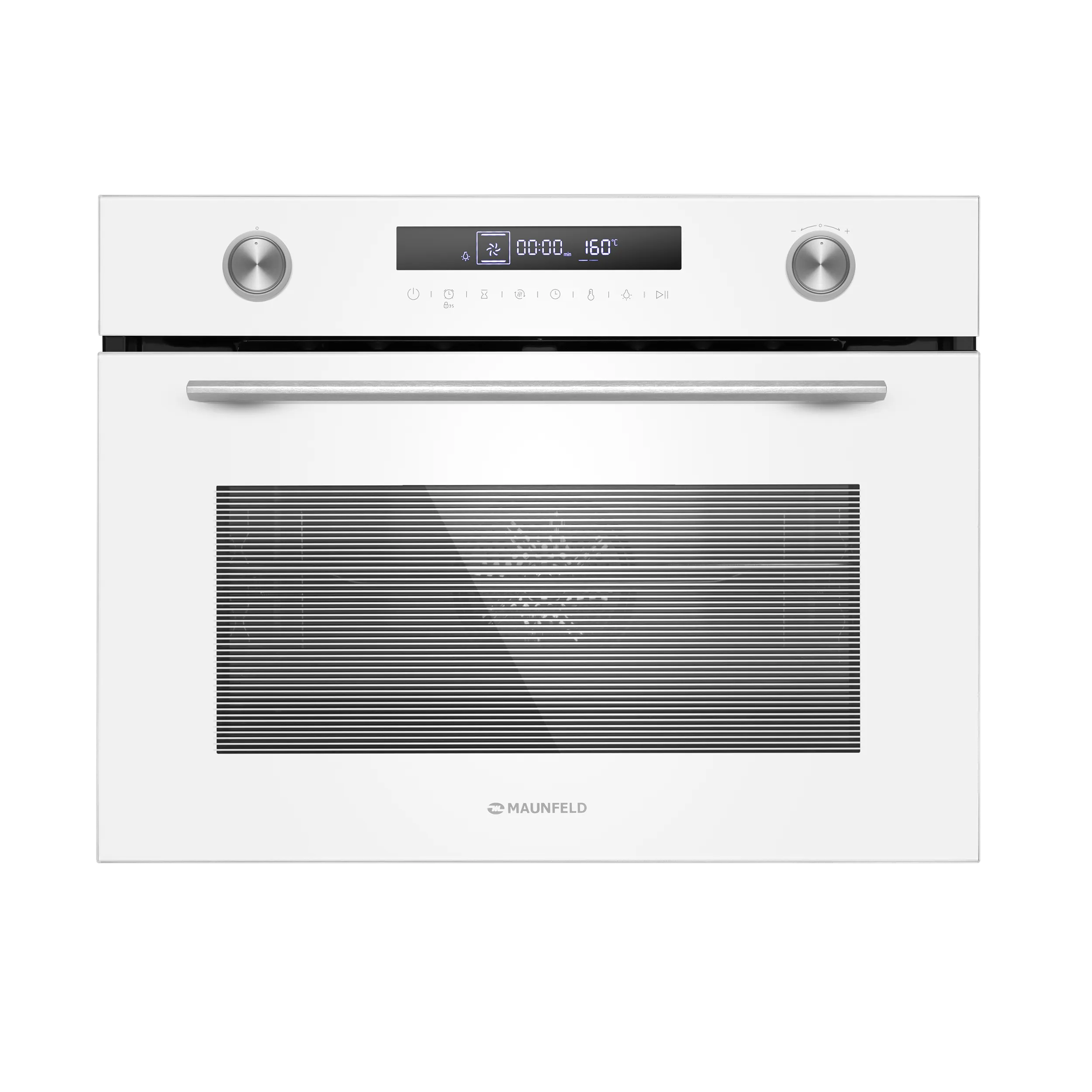 Компактный духовой шкаф электрический MAUNFELD MCMO5013MDGW Белый