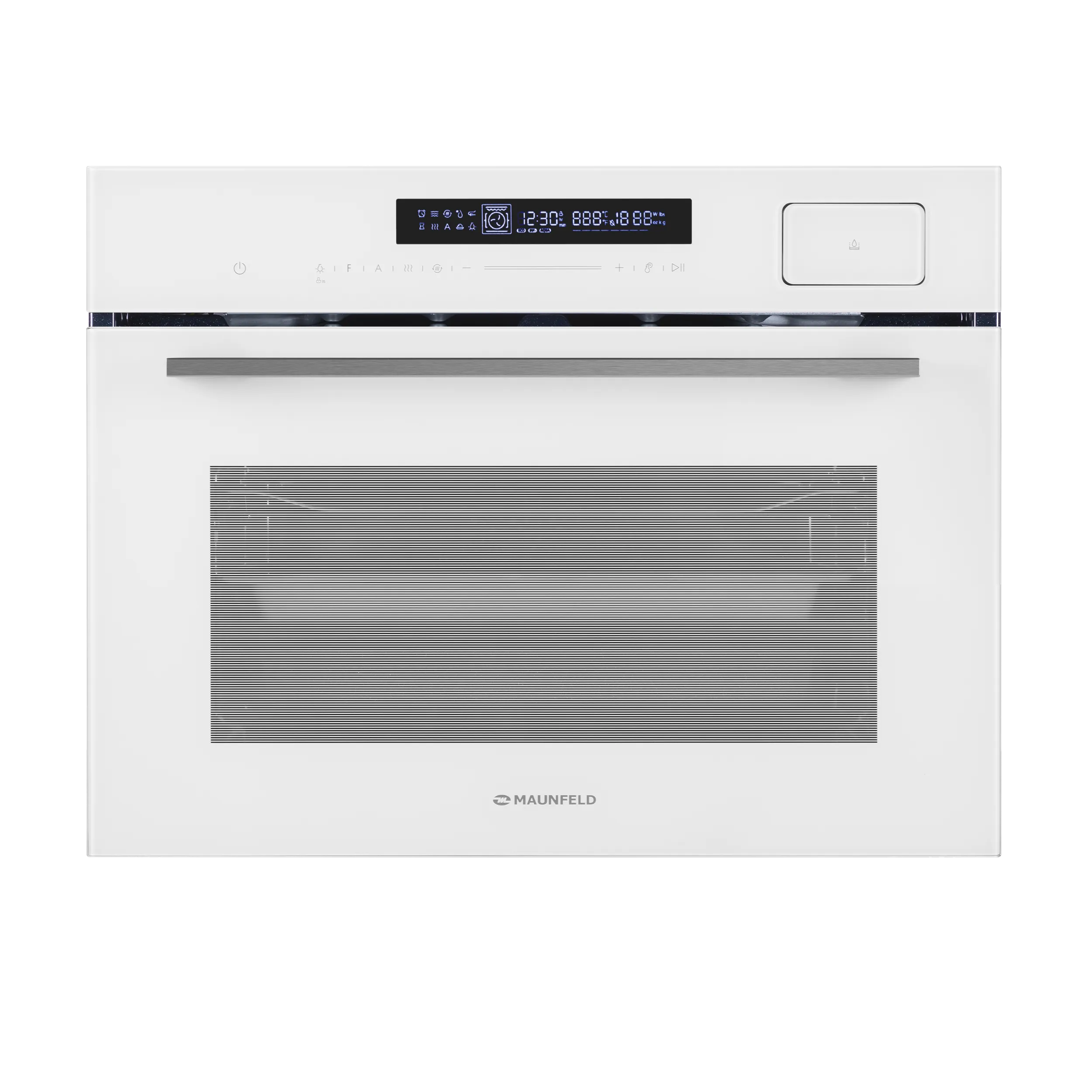 Шкаф духовой электрический с паром MAUNFELD MCMO5016STG Белый