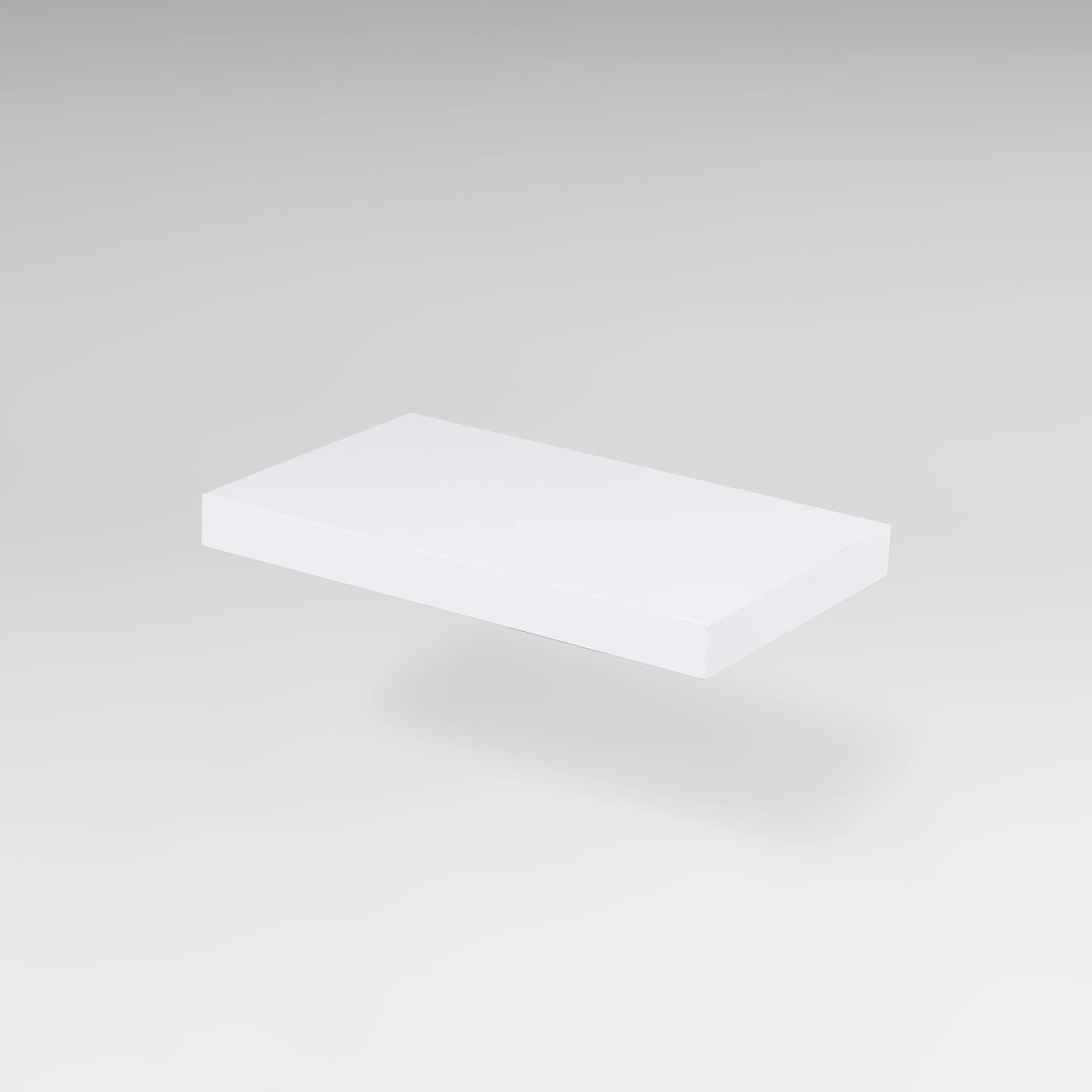 S00081 Фора 1.4 полка настенная 40х25х3.7, белый