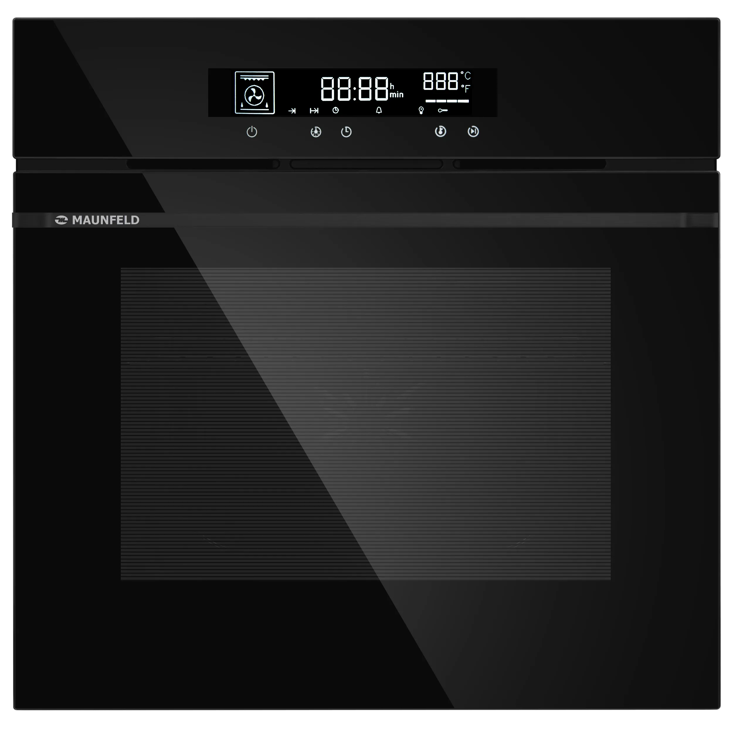 Шкаф духовой электрический MAUNFELD AEOD60106 Черный/черная фурнитура