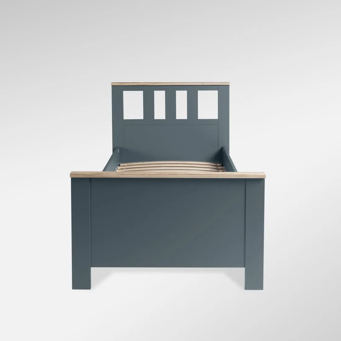 2.08.04.050.16 САГА кровать одинарная 90х200 темно-бирюзовая/ясень 2.08.04.050.16 САГА кровать одинарная 90х200 темно-бирюзовая/ясень