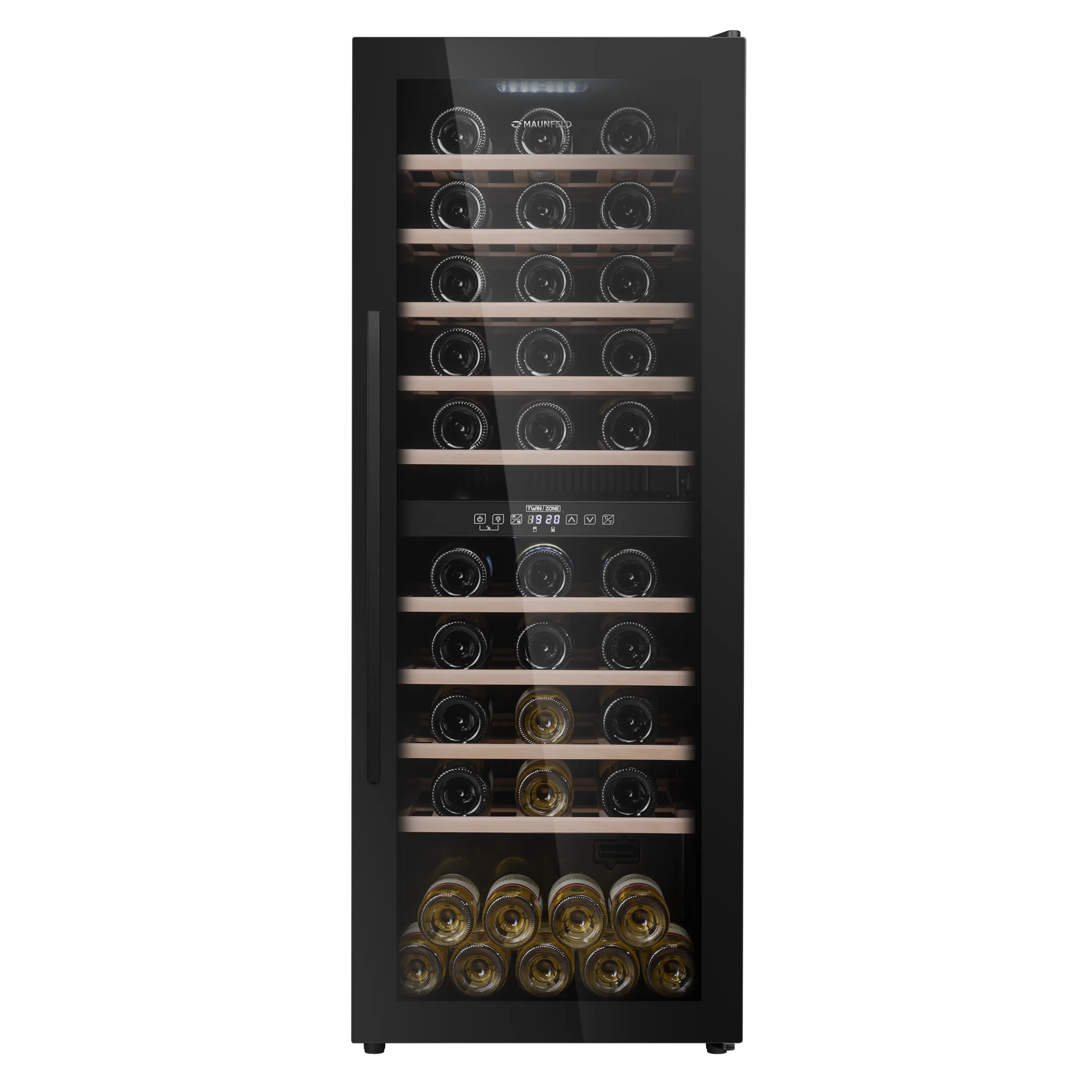 Винный шкаф MAUNFELD MFWC-201D77 Черный