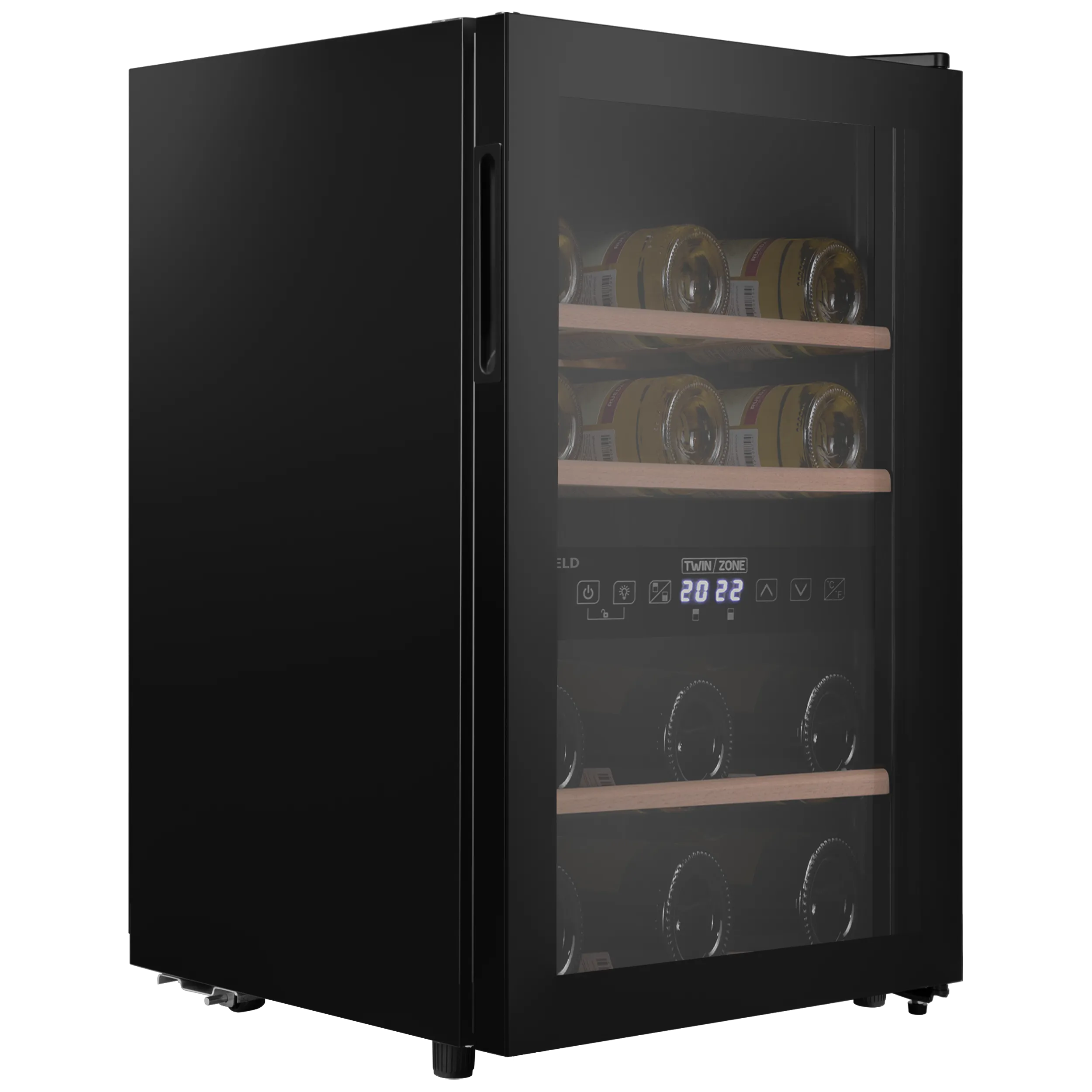 Винный шкаф MAUNFELD MFWC-50D16 Черный