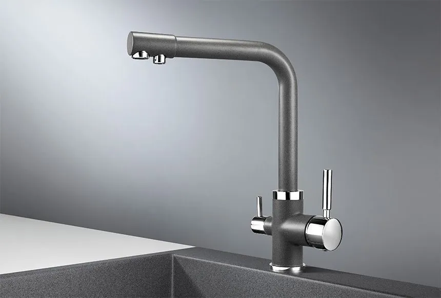 2015, ГРАФИТ (ЧЁРНО-СЕРЫЙ), СМЕСИТЕЛЬ КУХОННЫЙ 2015, ГРАФИТ (ЧЁРНО-СЕРЫЙ), СМЕСИТЕЛЬ КУХОННЫЙ