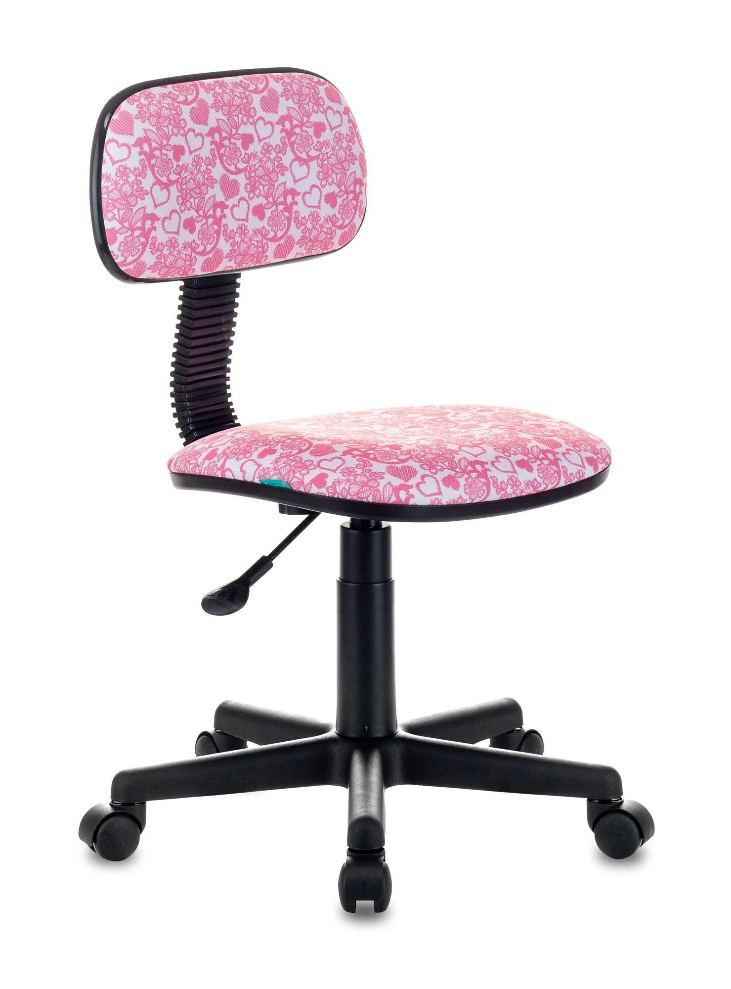 Кресло детское Бюрократ CH-201NX розовый сердца Hearts-Pk крестов. пластик Кресло детское Бюрократ CH-201NX розовый сердца Hearts-Pk крестов. пластик